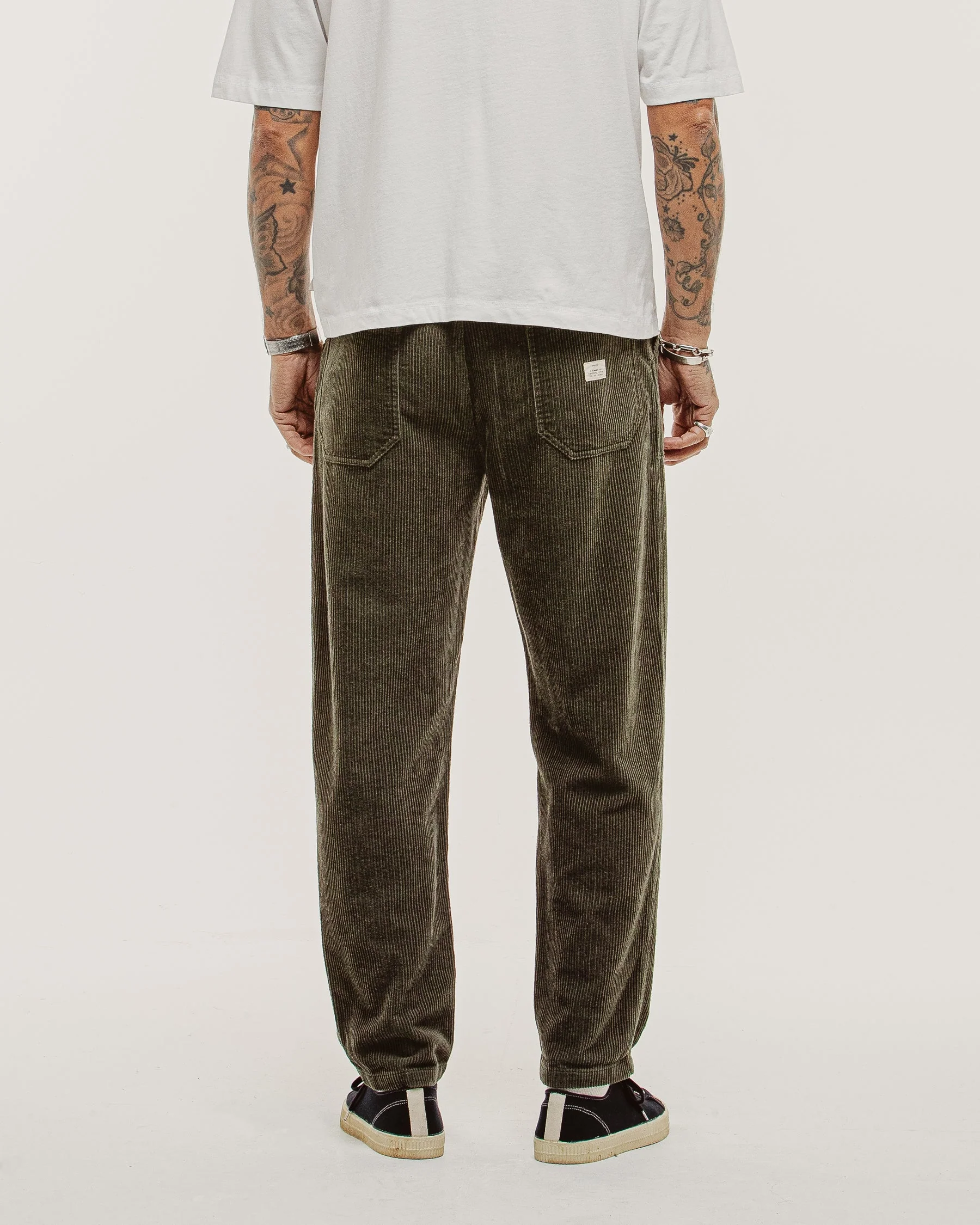 Cord Service Fatigue Pants - Woodland Green - Image 3