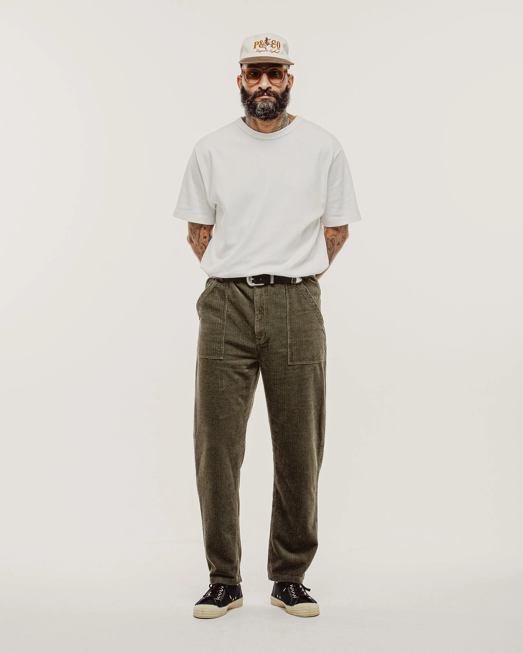 Cord Service Fatigue Pants - Woodland Green - Image 9