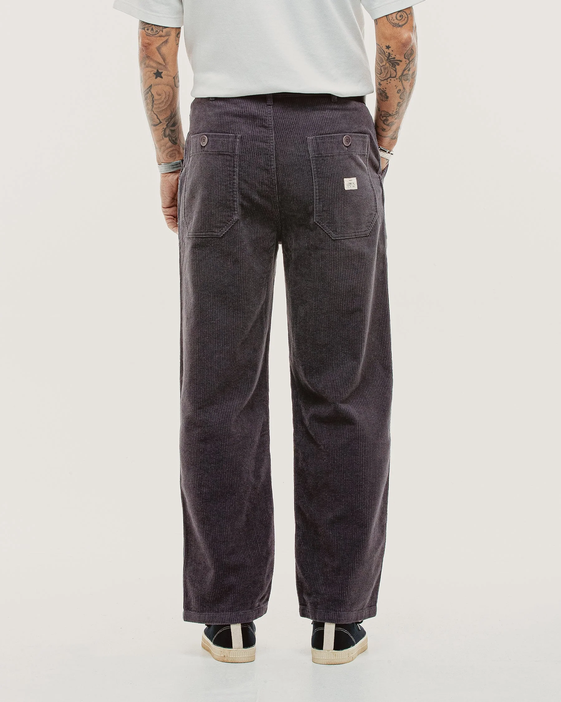 Cord Service Fatigue Pants - Slate Grey - Image 3