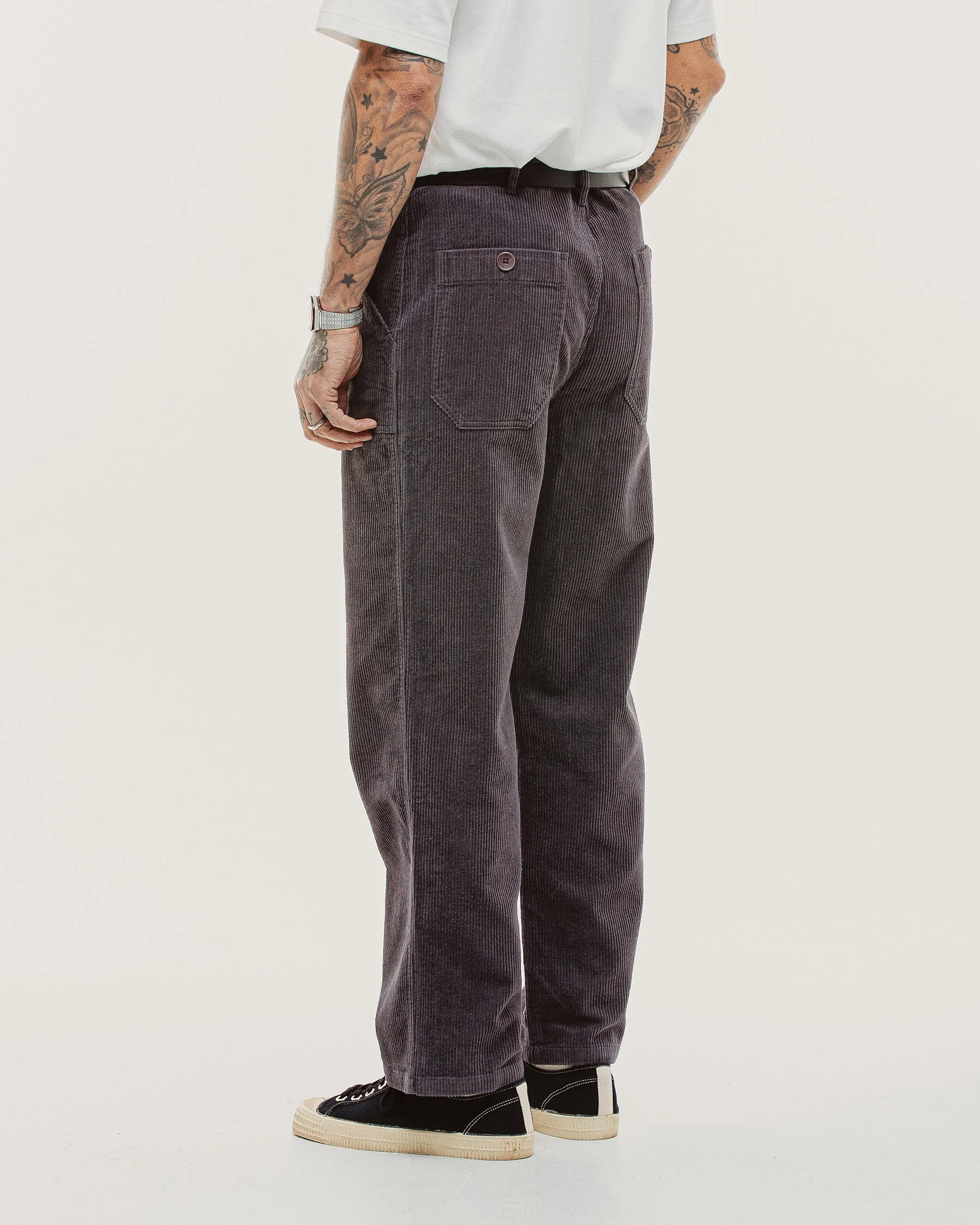 Cord Service Fatigue Pants - Slate Grey - Image 4