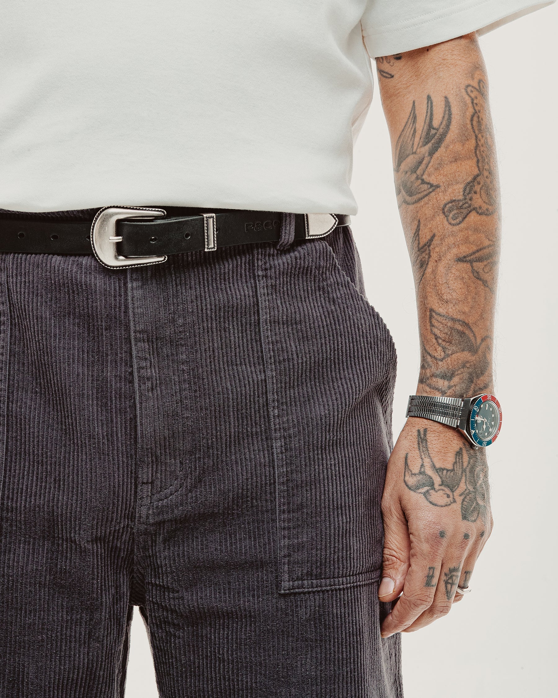 Cord Service Fatigue Pants - Slate Grey - Image 6