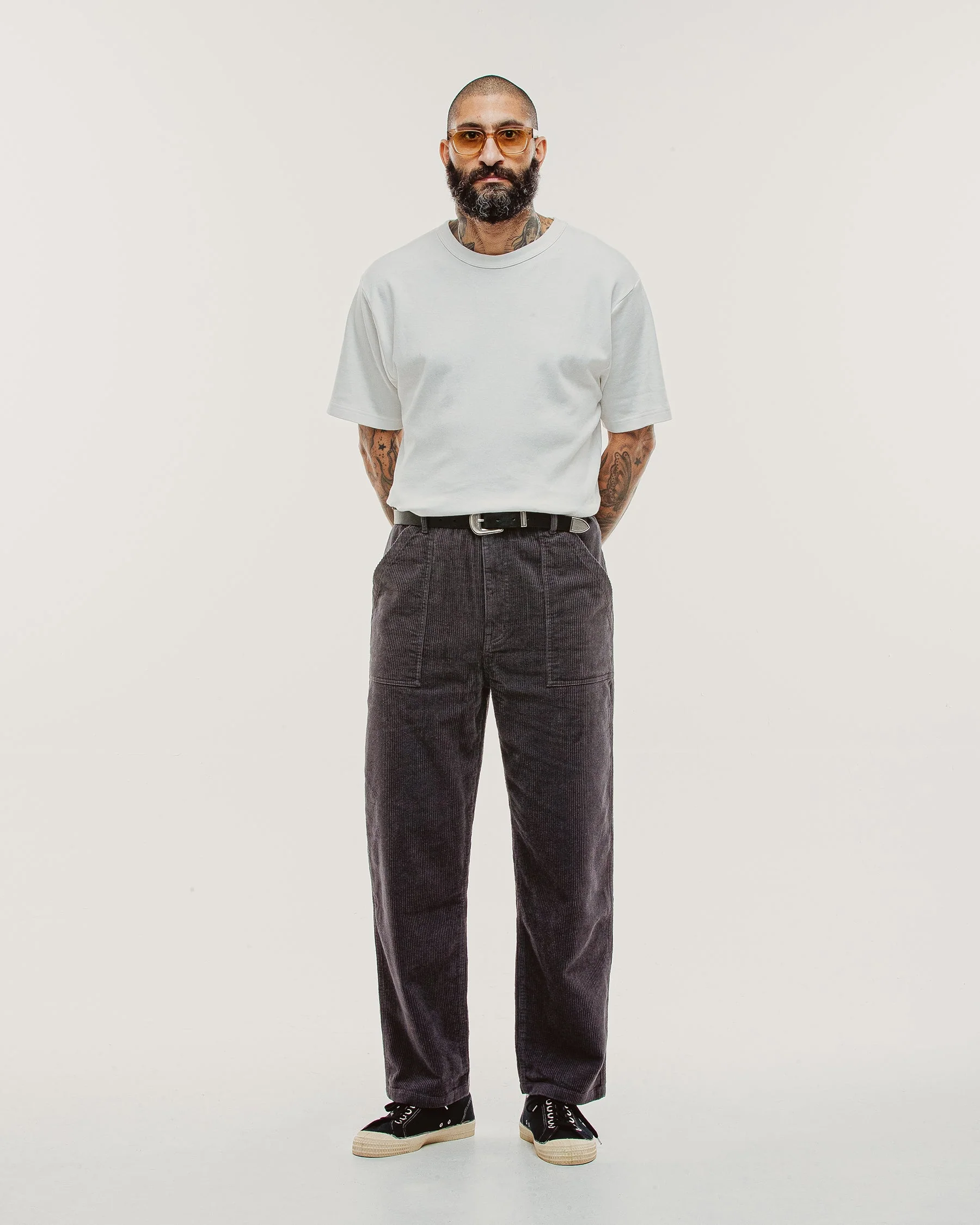 Cord Service Fatigue Pants - Slate Grey - Image 8