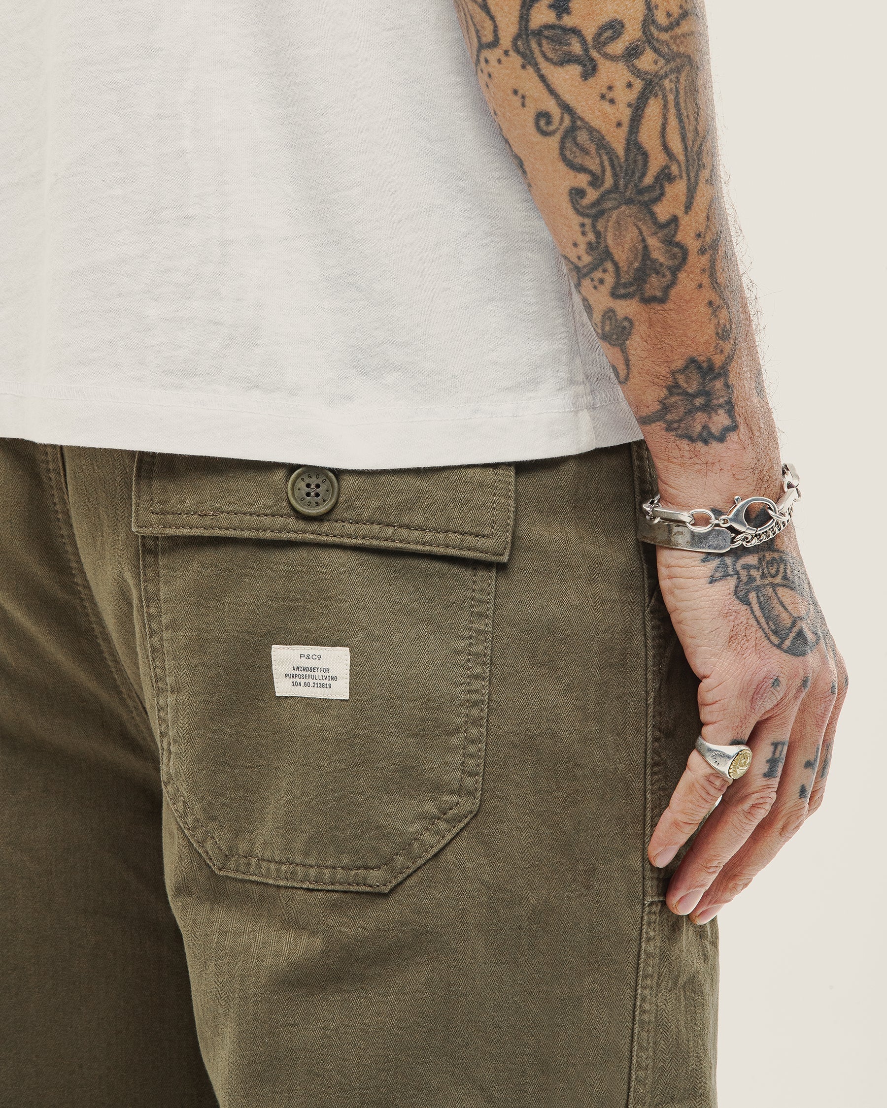 Service Fatigue Pants - Olive - Image 4