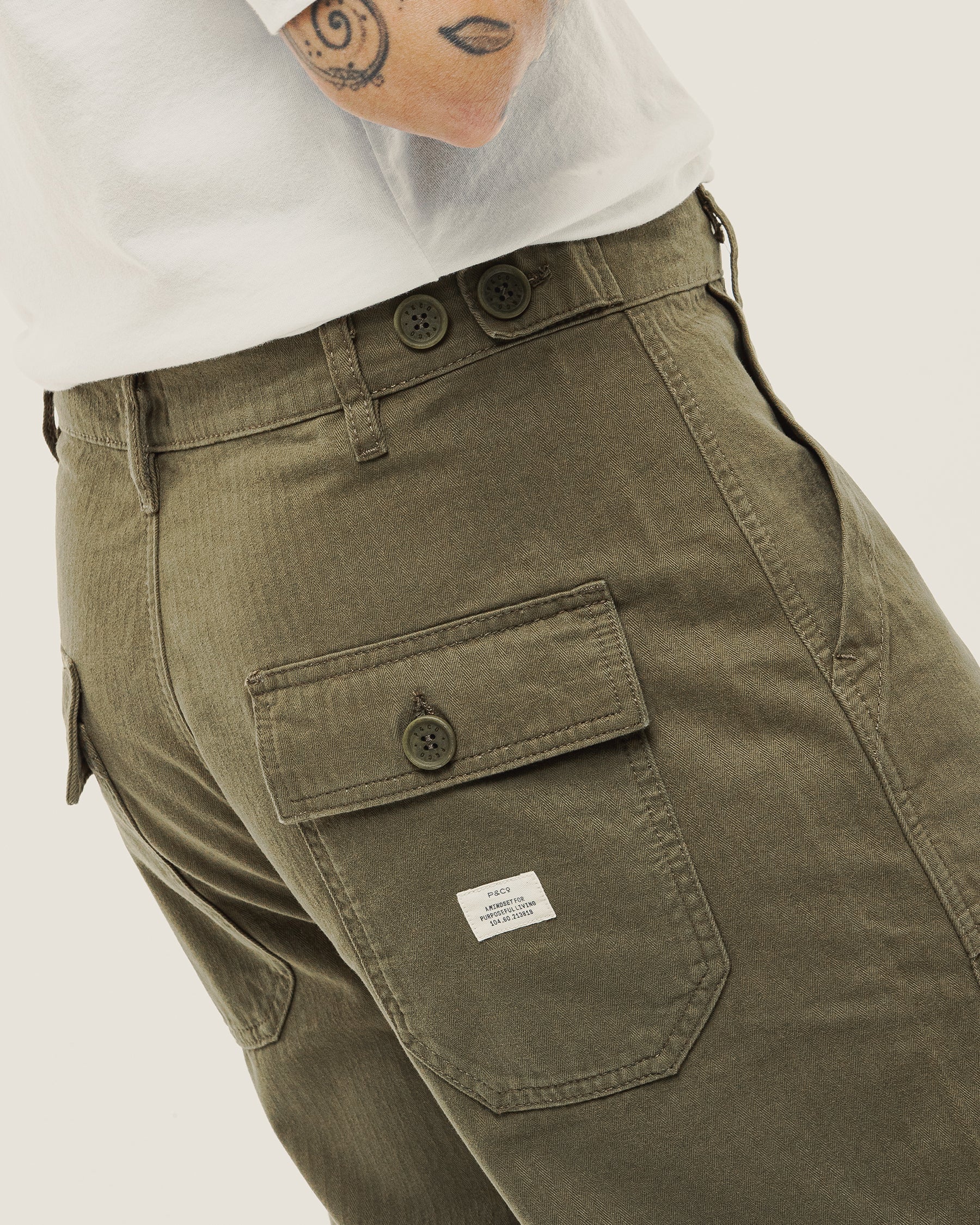 Service Fatigue Pants - Olive - Image 8