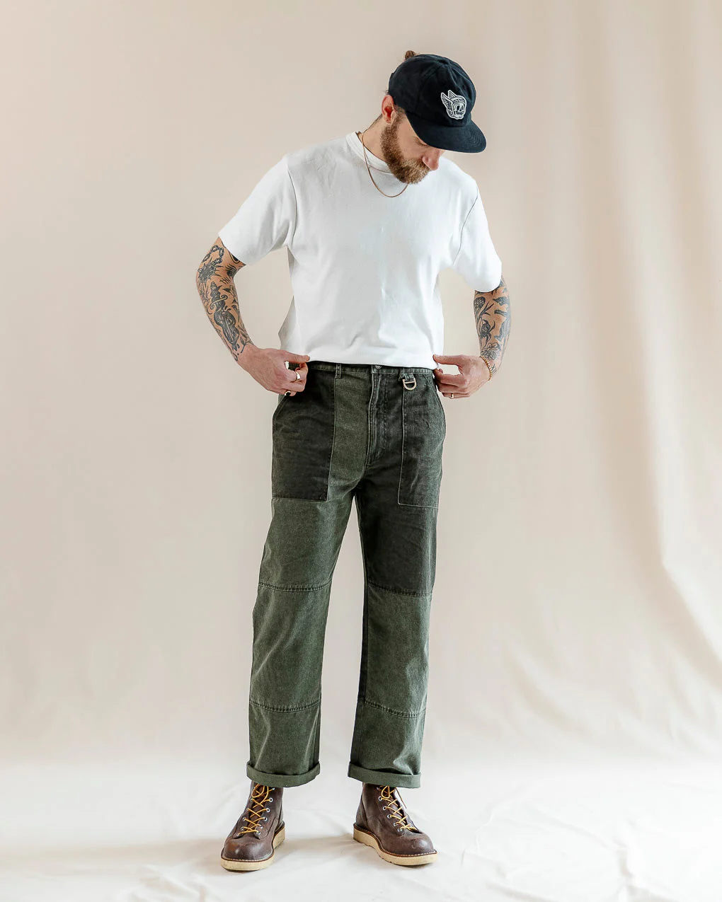Surplus Fatigue Pants - Khaki - Image 3