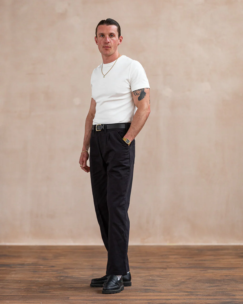 50's Crafted T-Shirt - Off White - Image 7