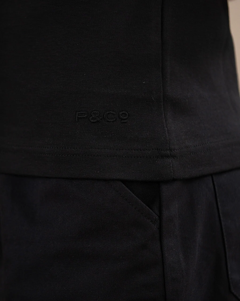 50's Crafted T-Shirt - Washed Black - Image 7