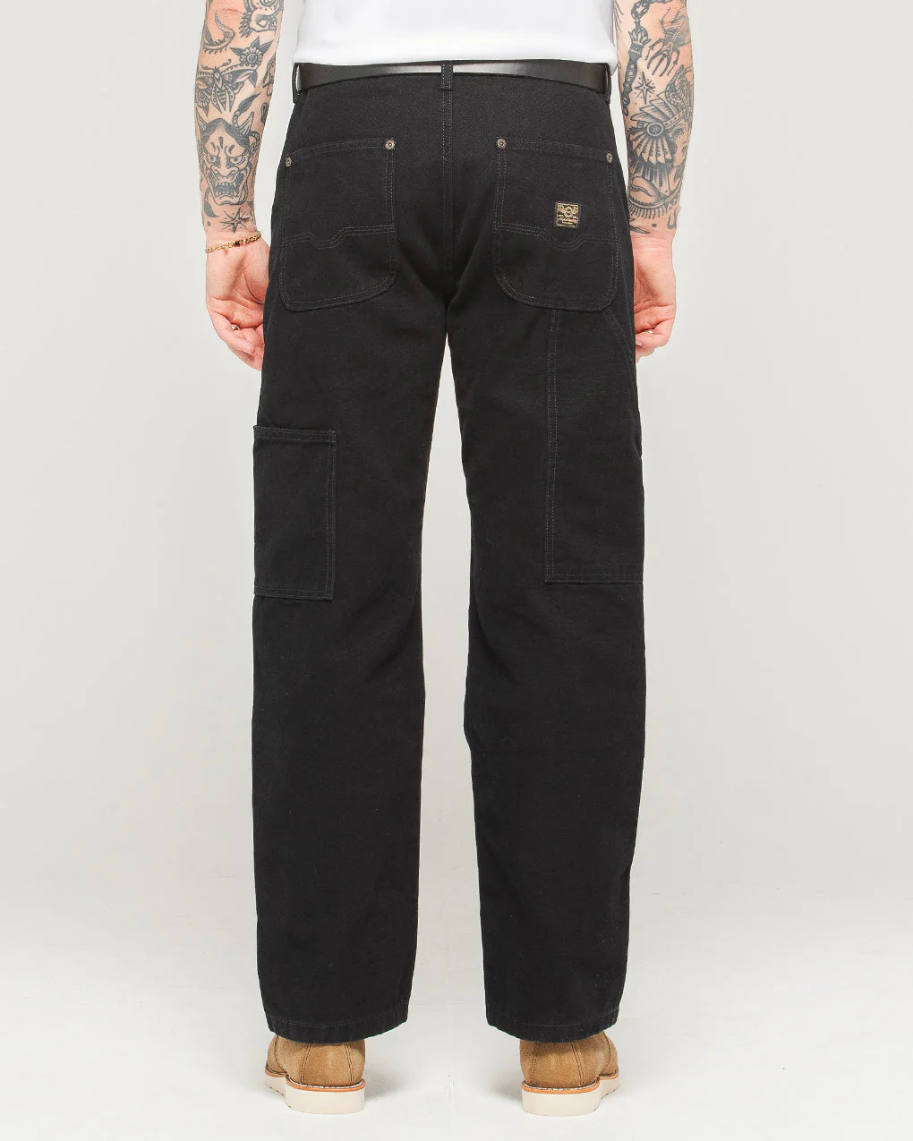 Albion Straight Fit Carpenter Pant - Black - Image 4