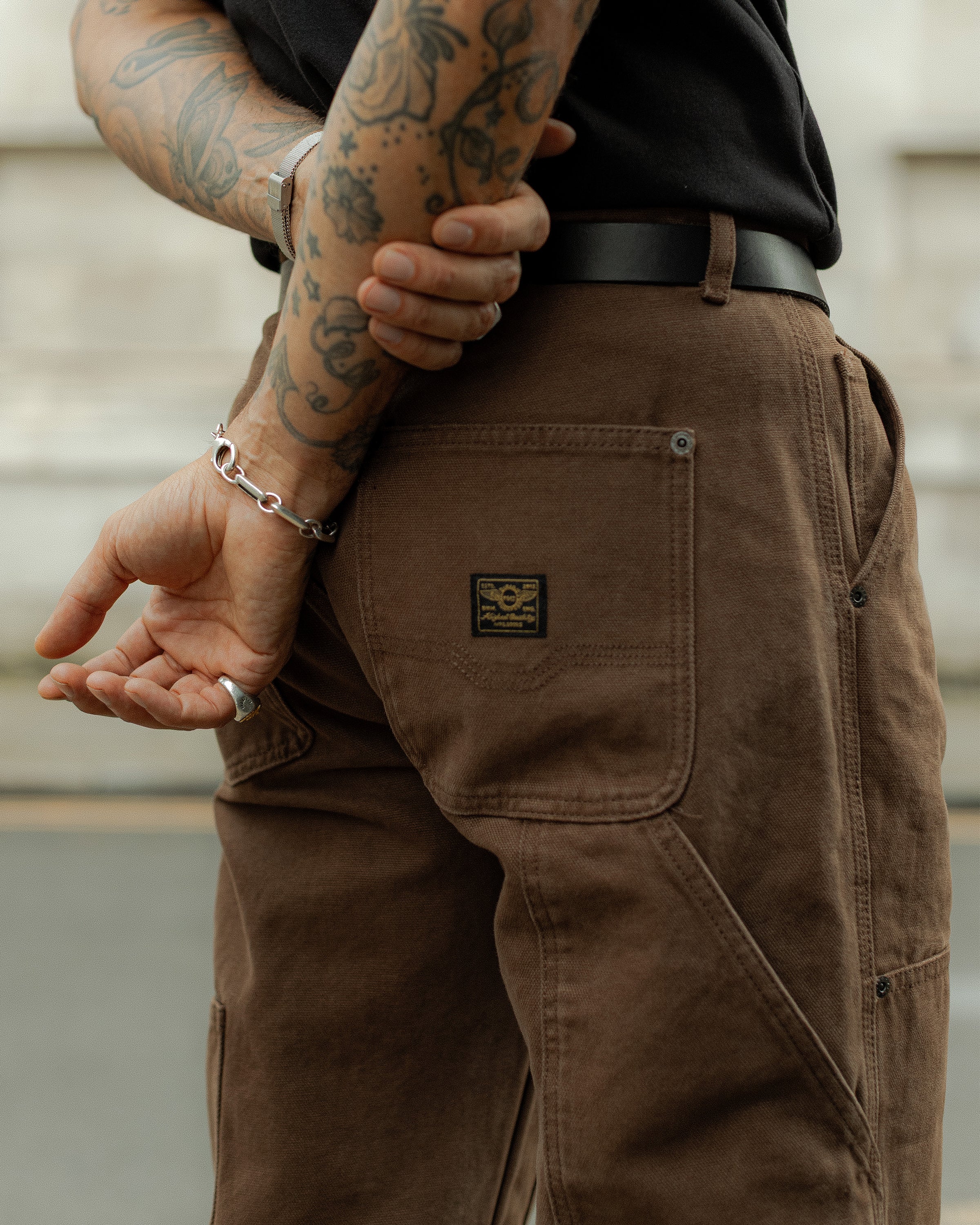Albion Straight Fit Carpenter Pant - Caribou - Image 4