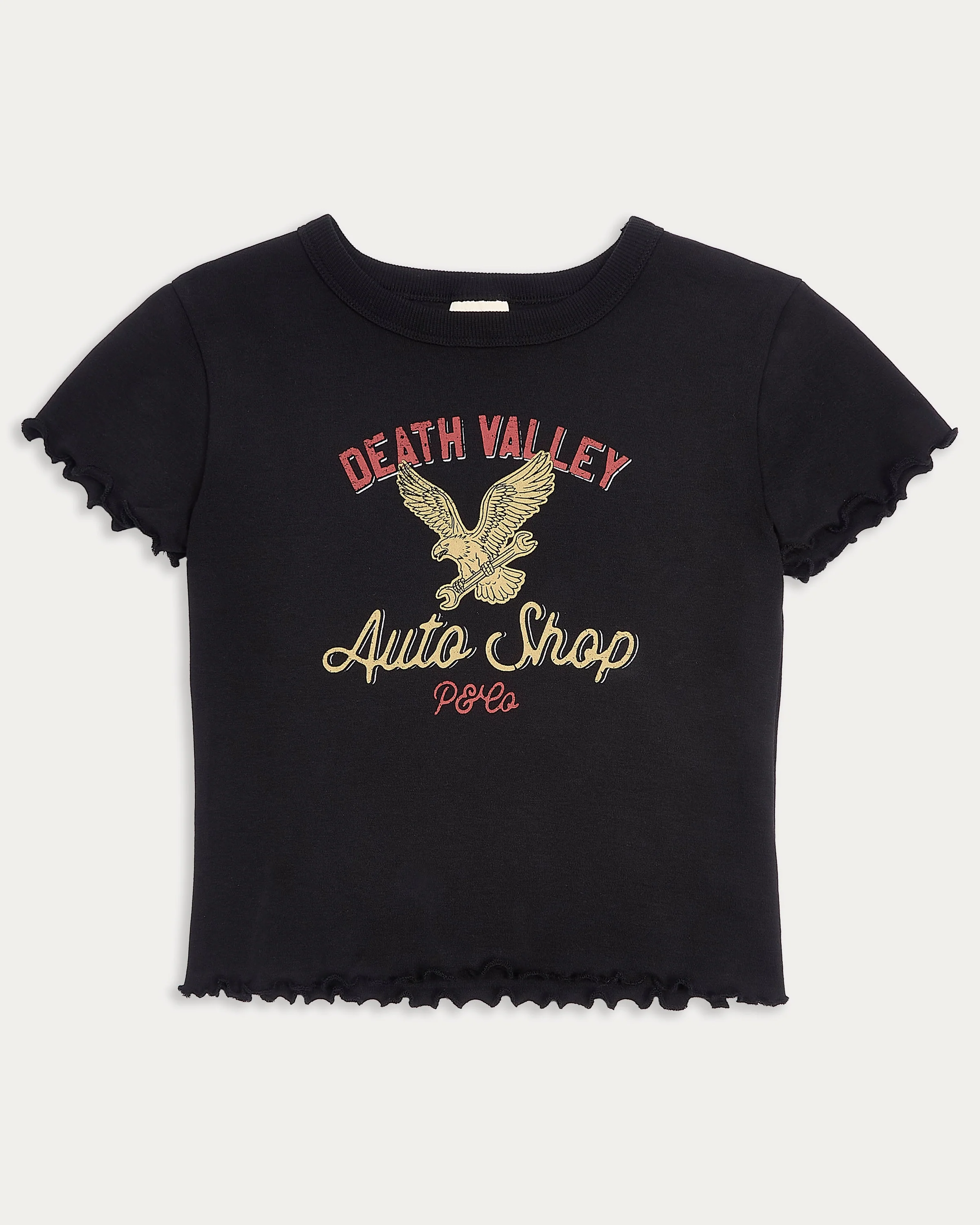 Auto Shop Baby T-Shirt - Washed Black - Image 2