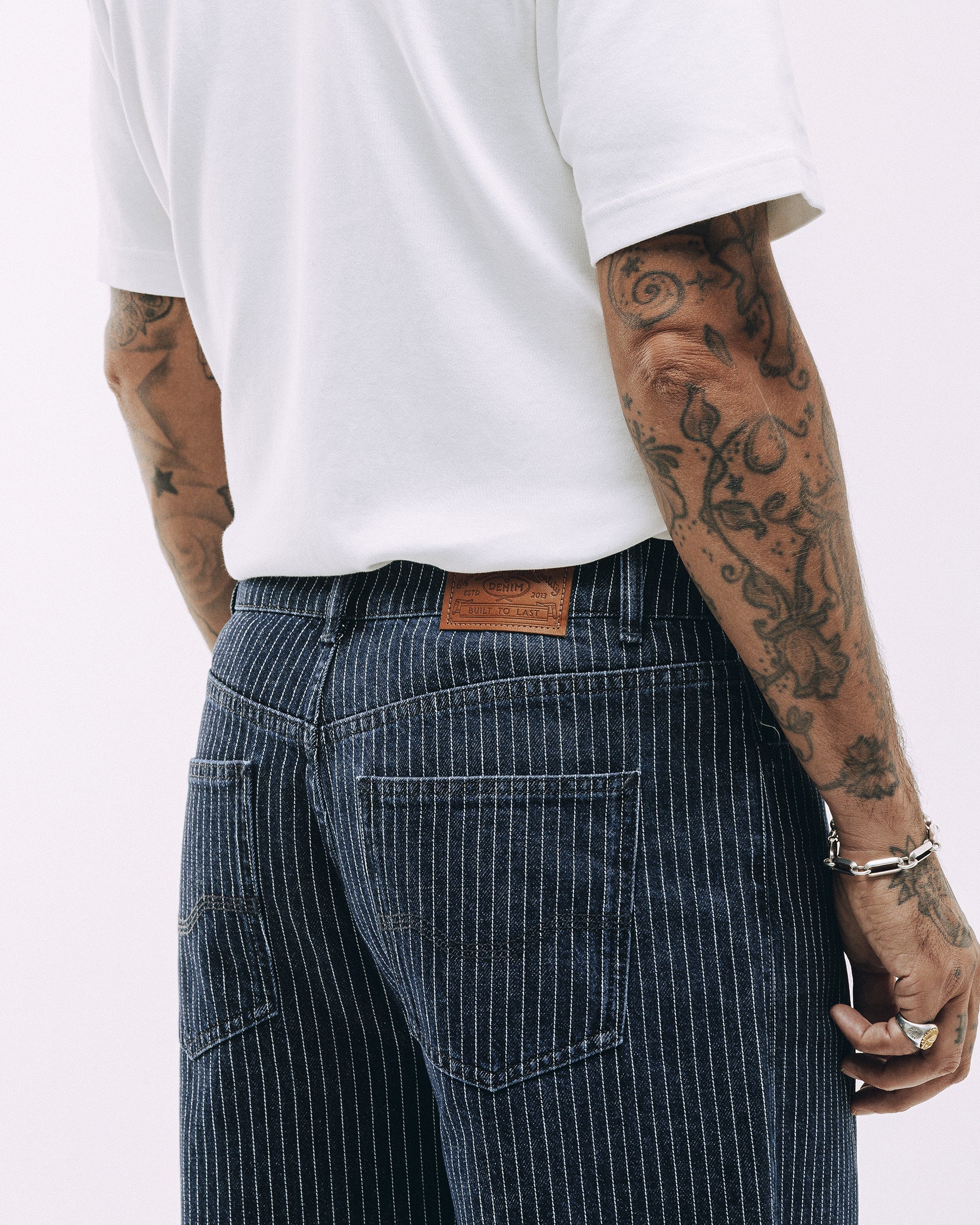 Barstow Denim Jean - Hickory Stripe - Image 4