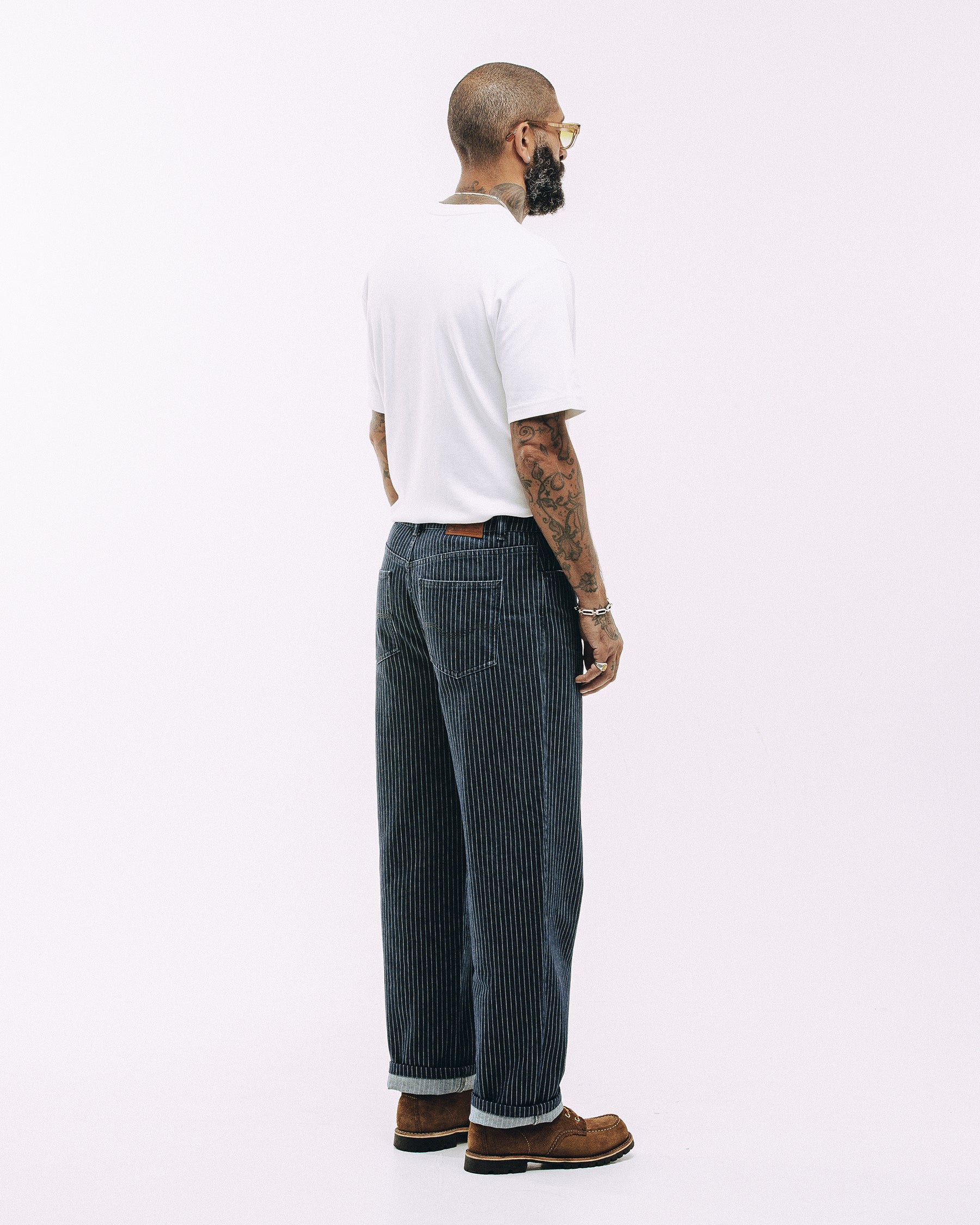 Barstow Denim Jean - Hickory Stripe - Image 5