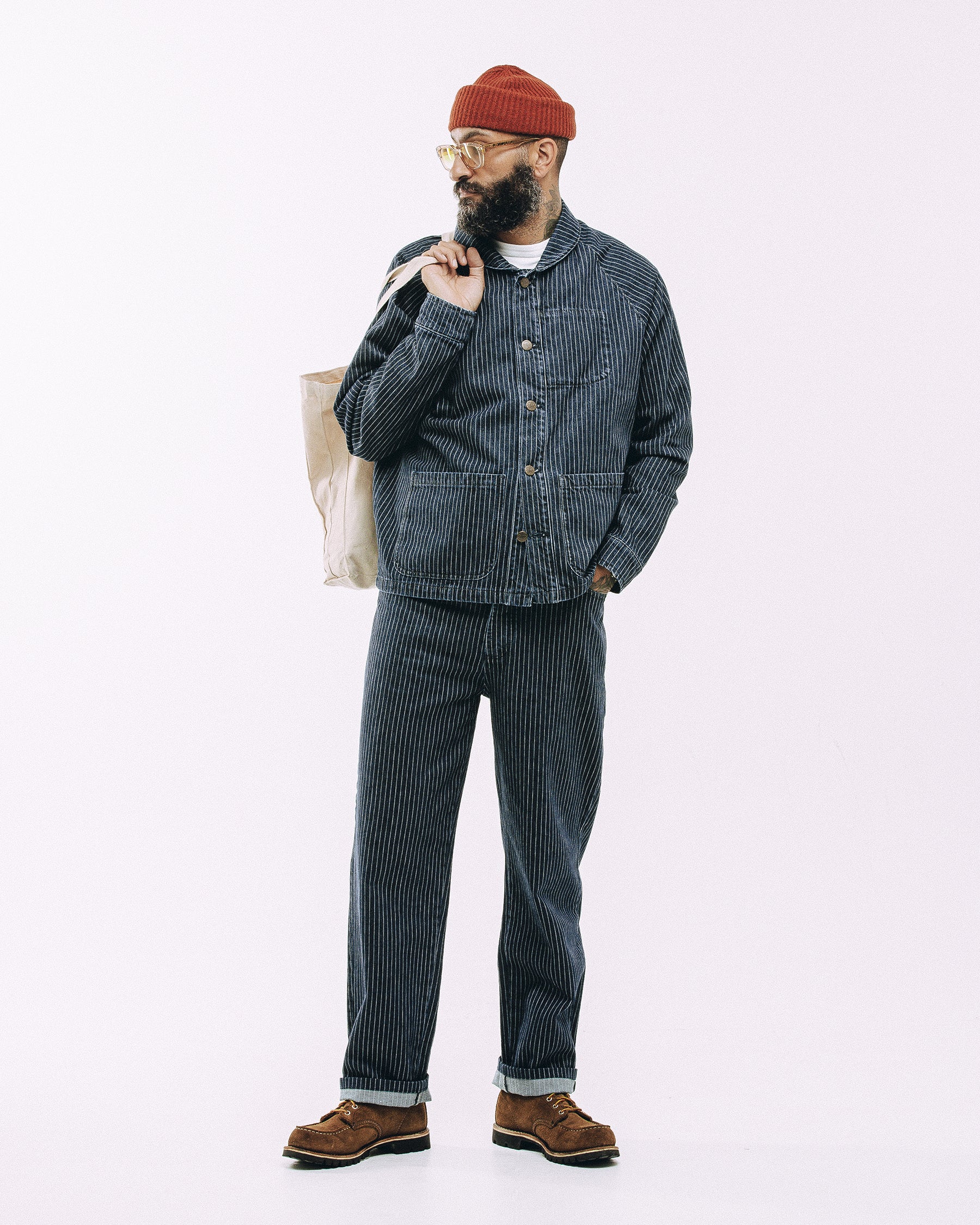 Barstow Denim Jean - Hickory Stripe - Image 8