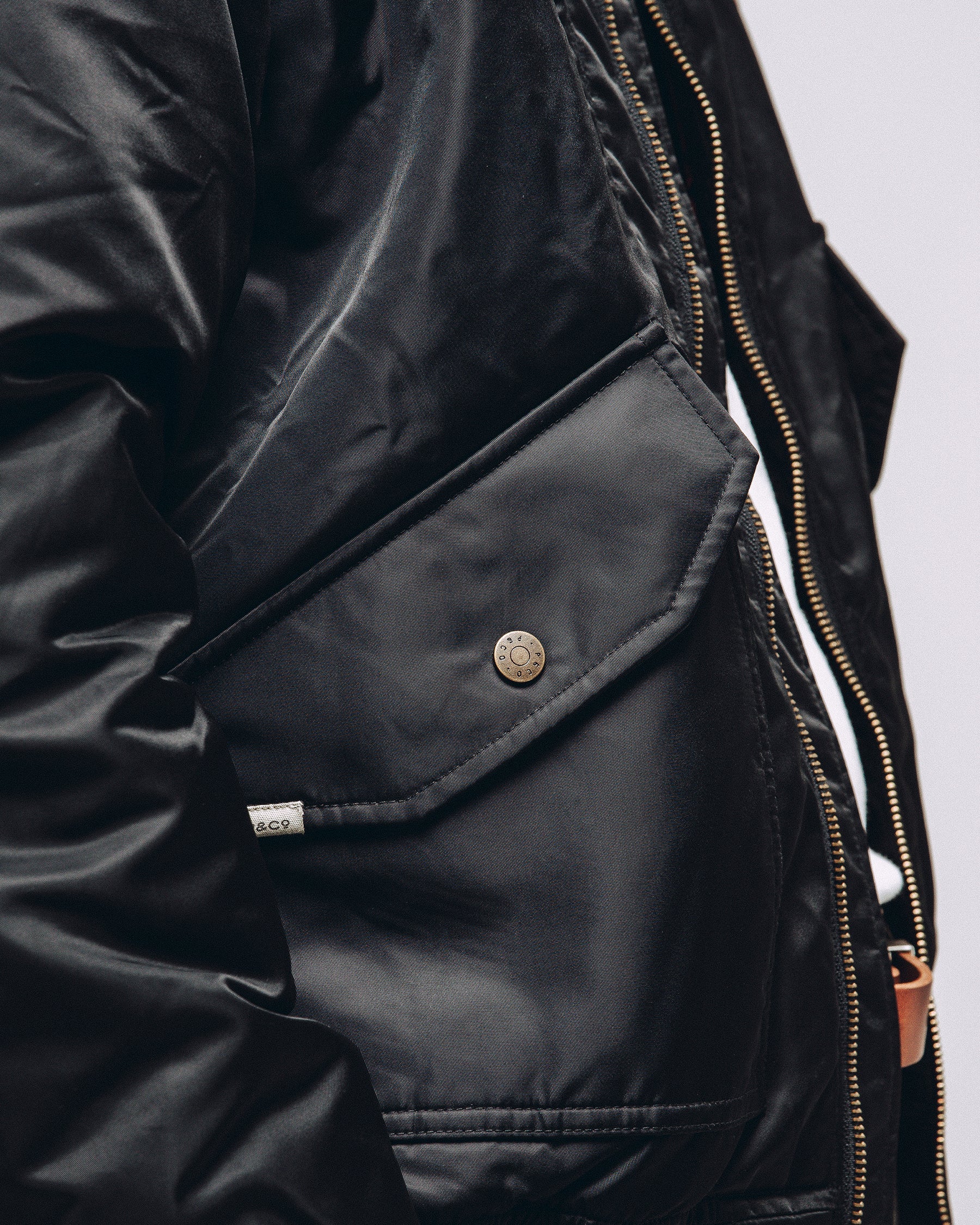 Bronco Bomber Jacket - Black - Image 5