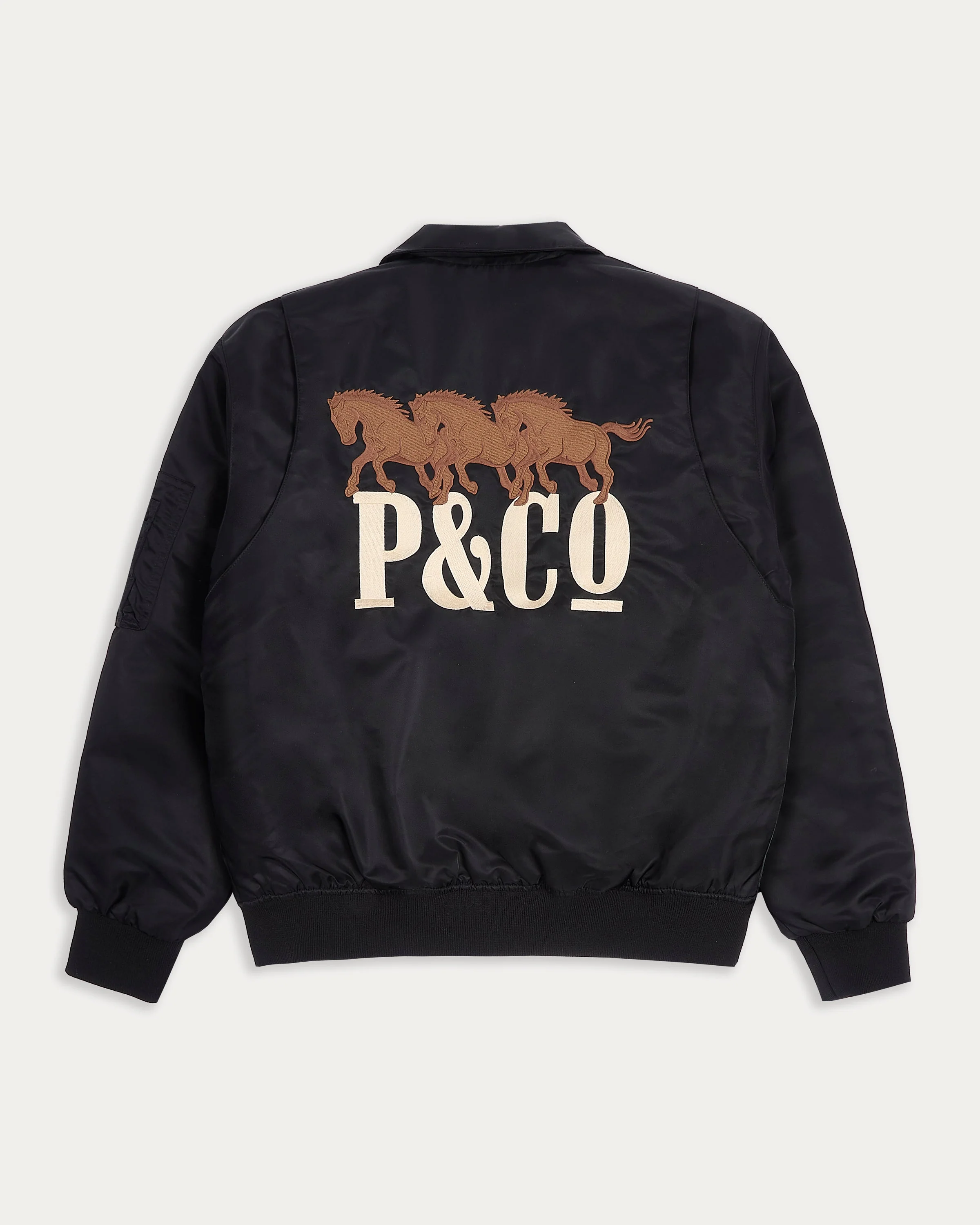 Bronco Bomber Jacket - Black - Image 9