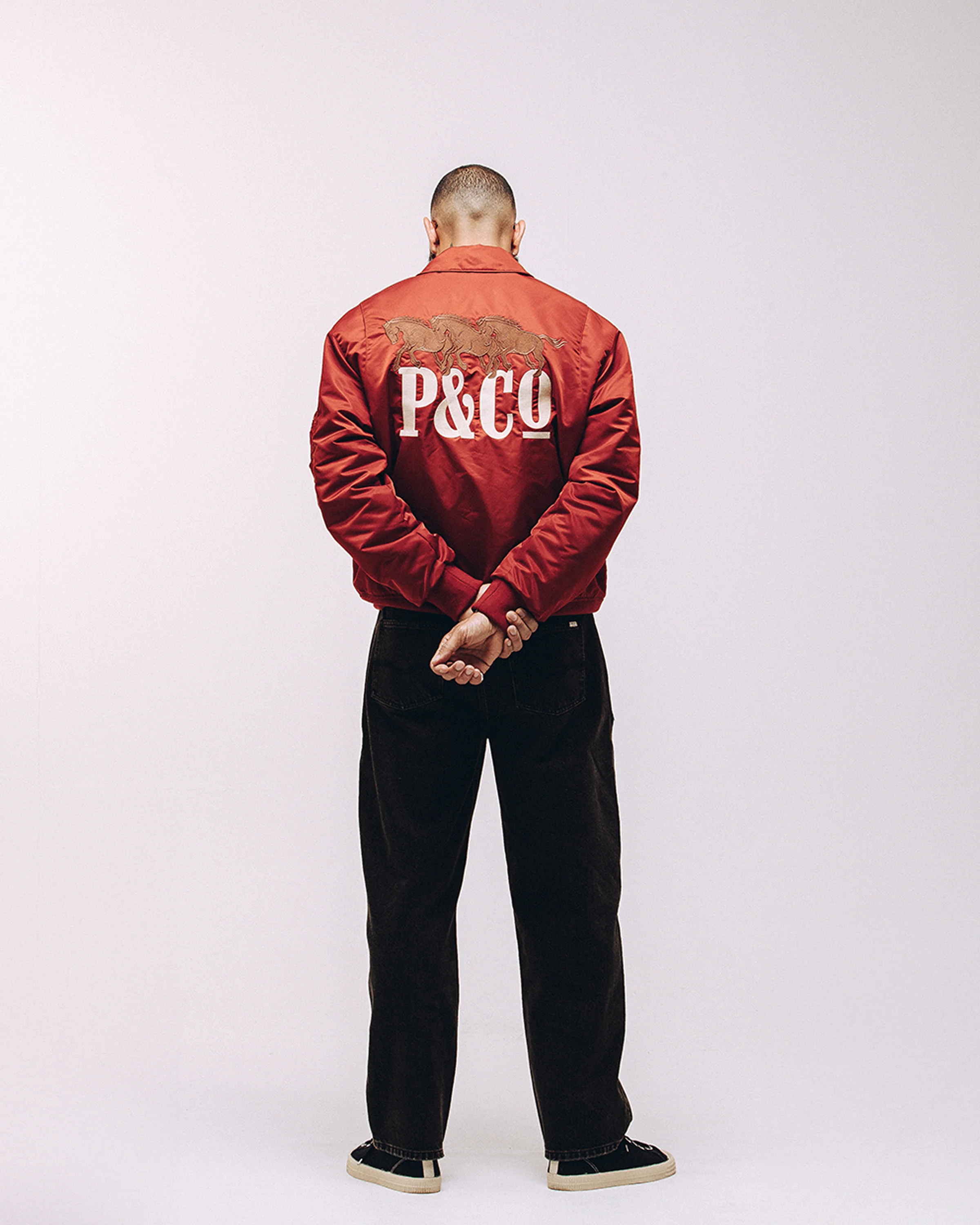 Bronco Bomber Jacket - Red - Image 10