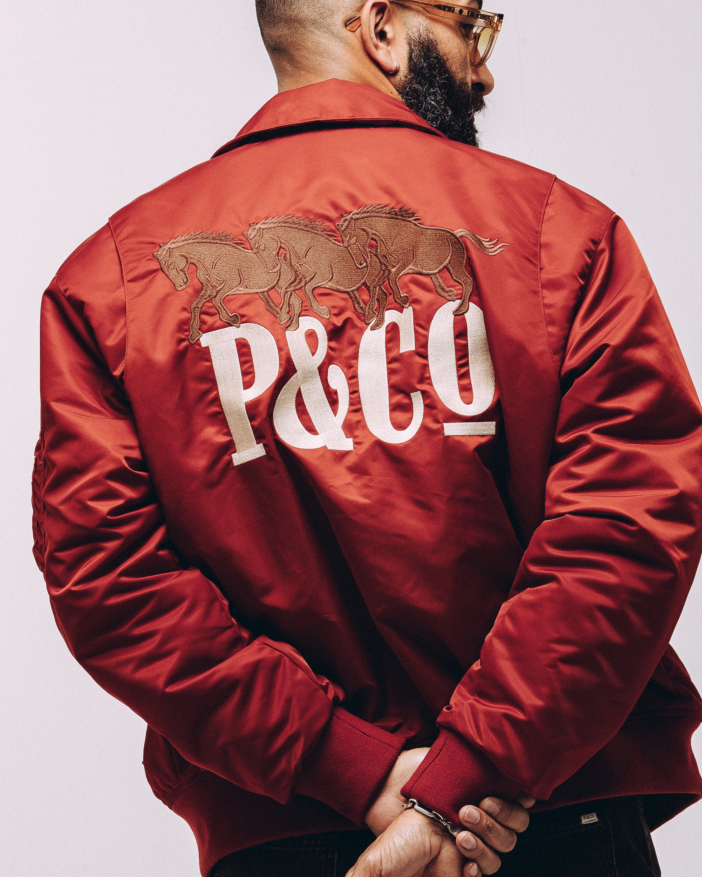 Bronco Bomber Jacket - Red - Image 4
