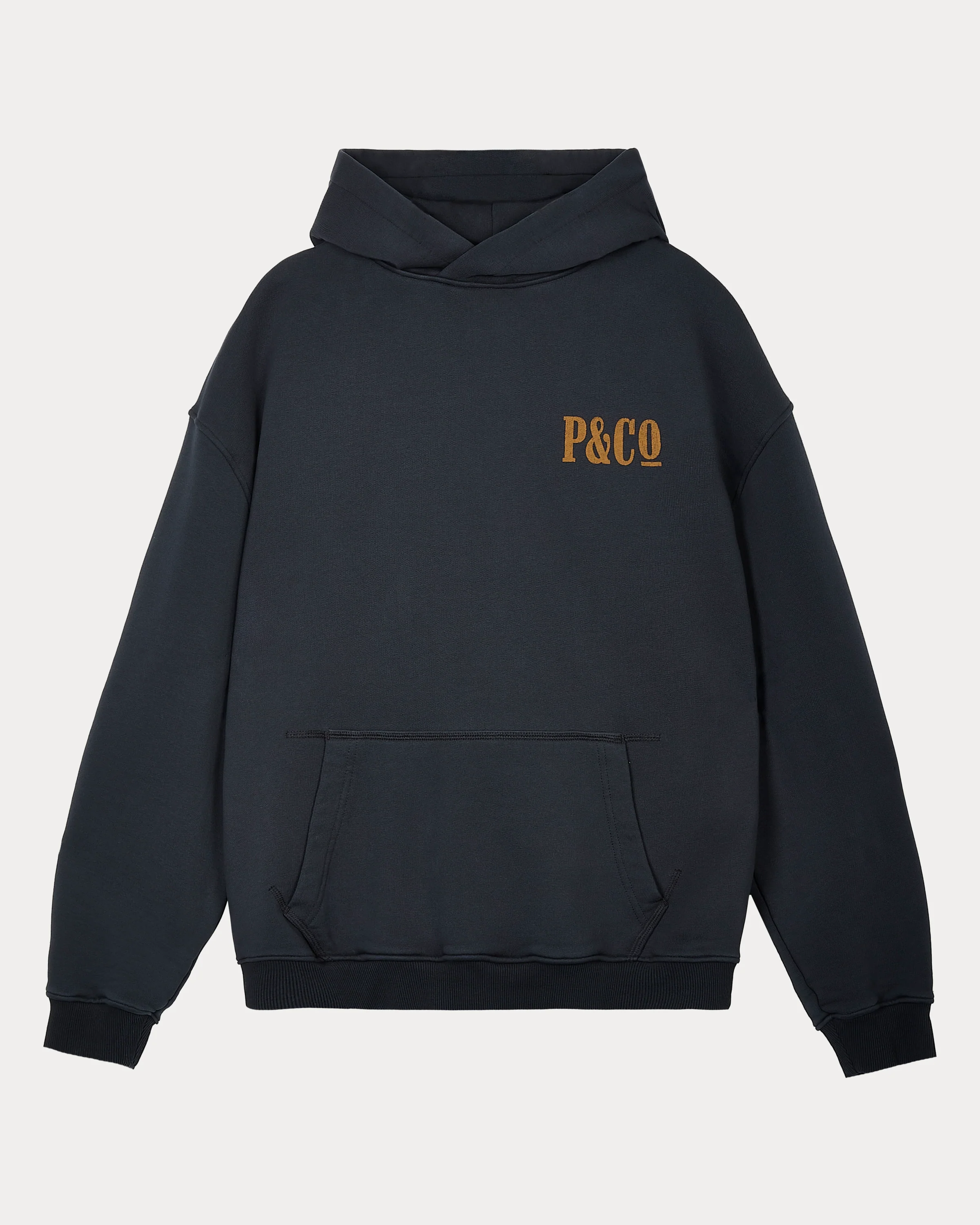 Bucking Bronco Hoodie - Washed Black - Image 4