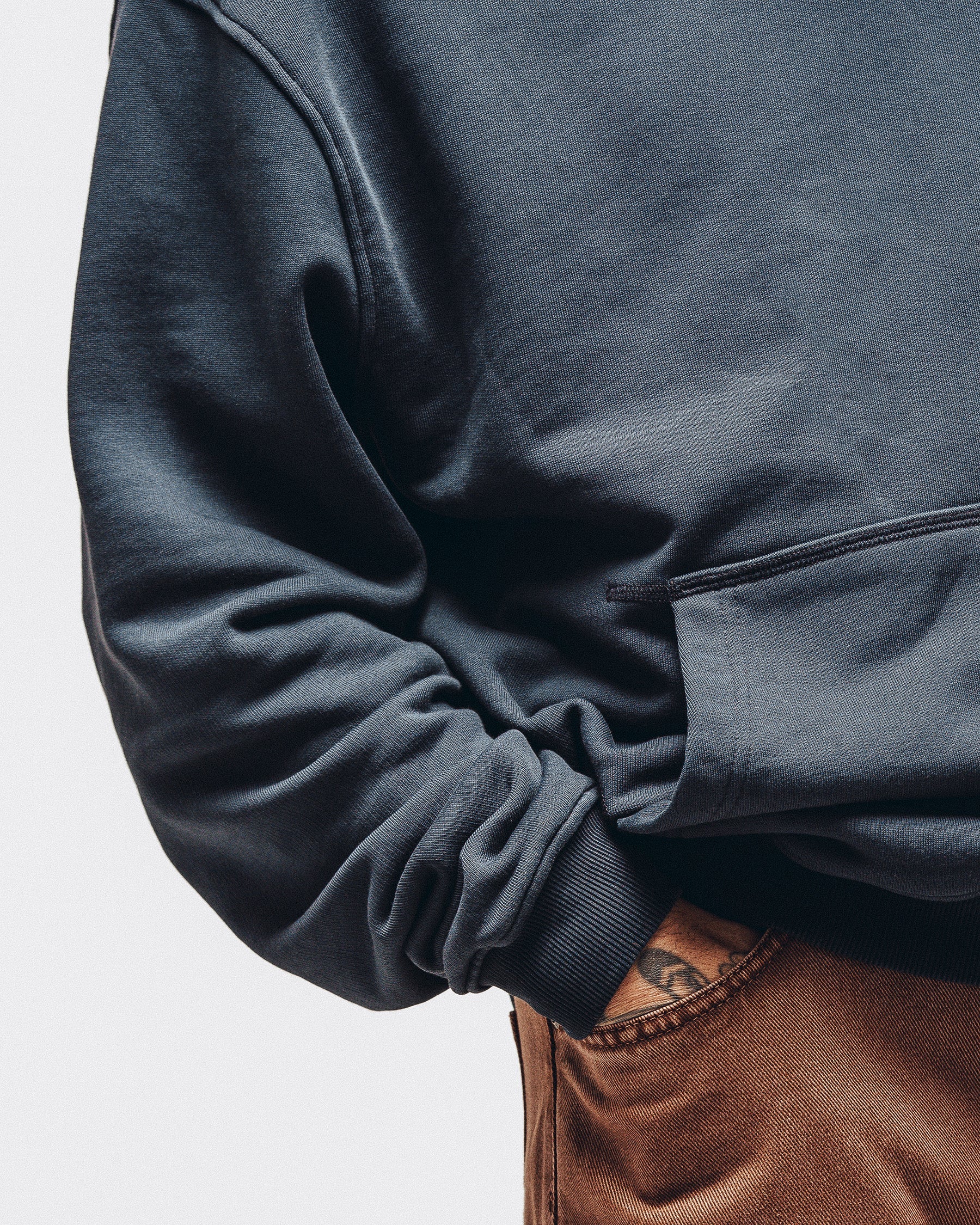 Bucking Bronco Hoodie - Washed Black - Image 6
