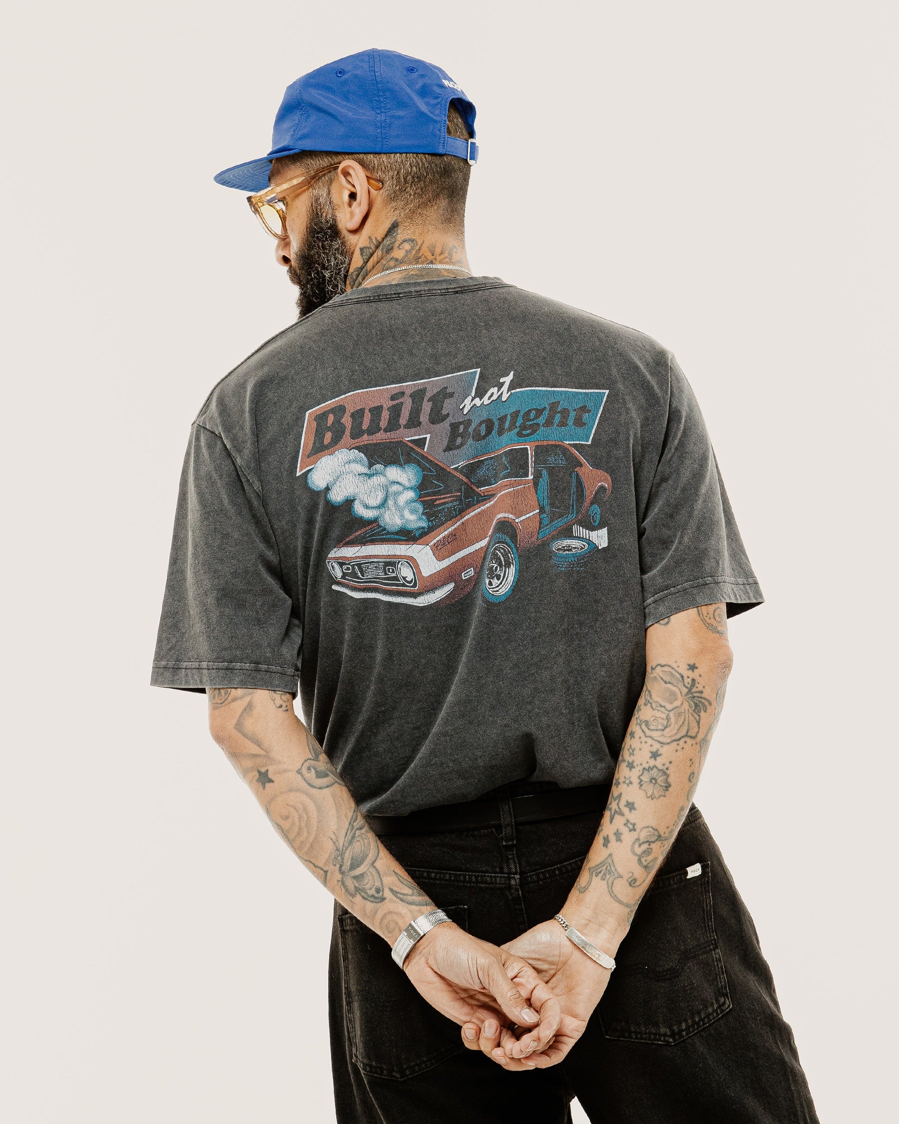 Built Not Bought T-Shirt - Acid Wash - Image 5