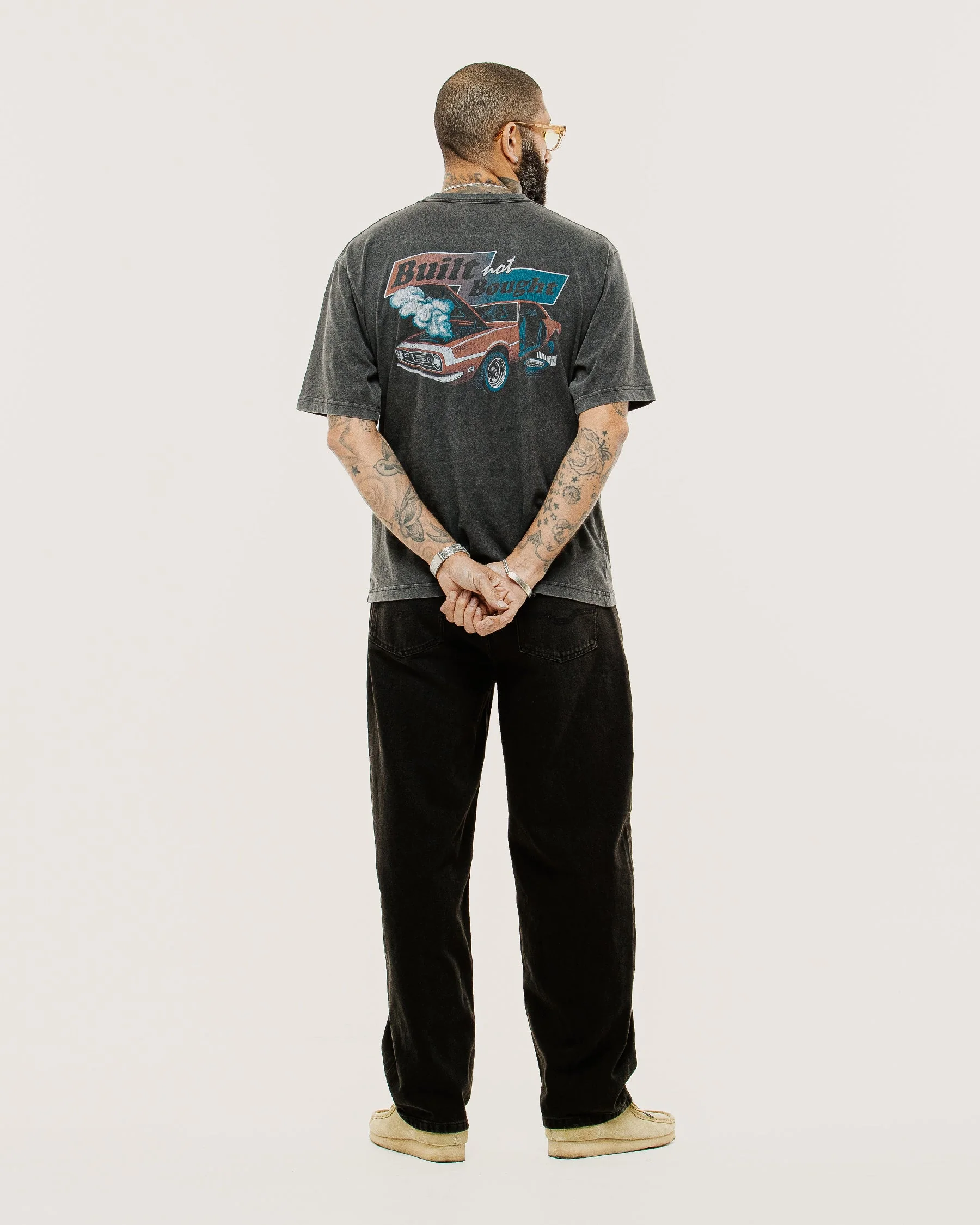 Built Not Bought T-Shirt - Acid Wash - Image 7