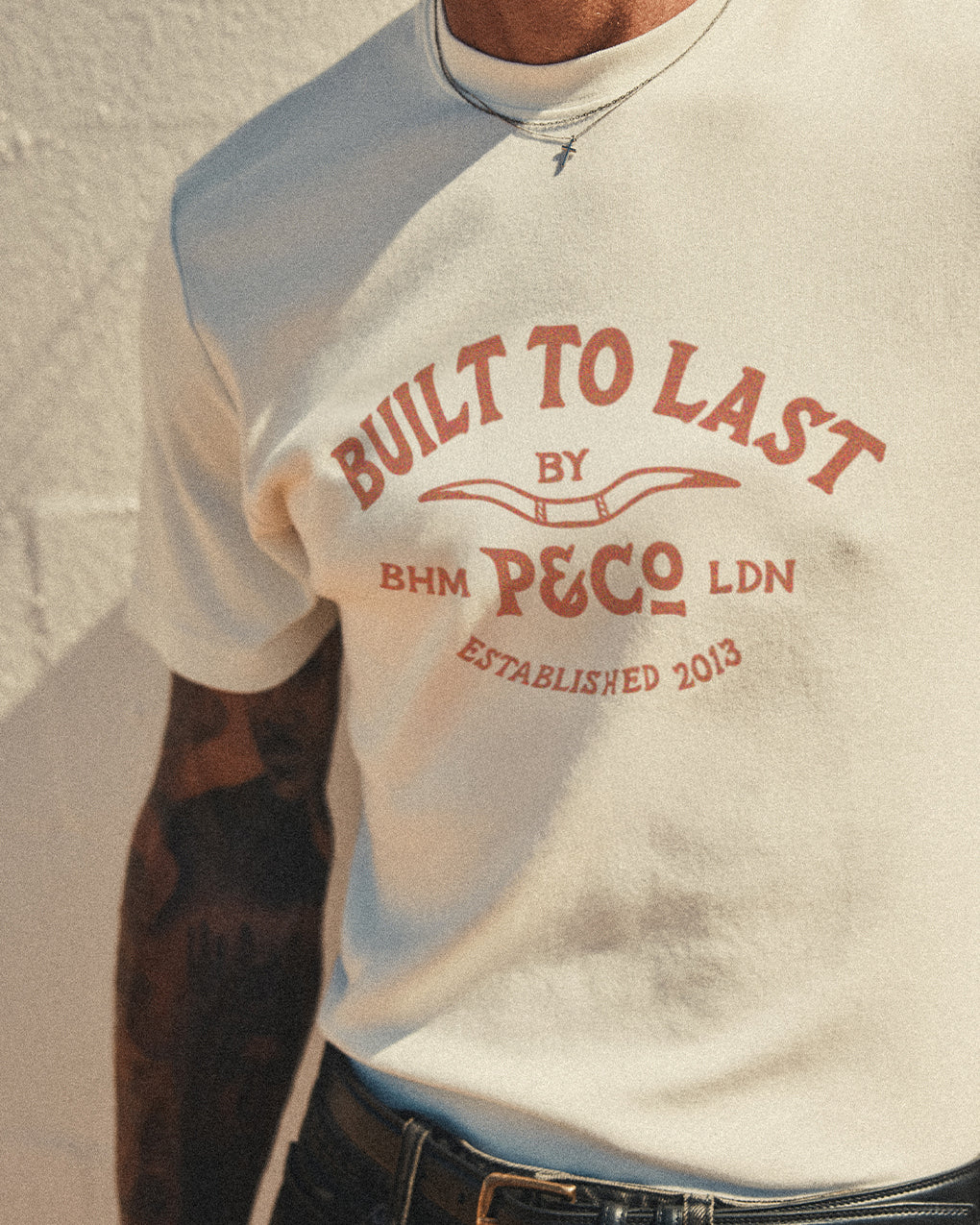 Built To Last 50's T-Shirt - Off White - Image 3