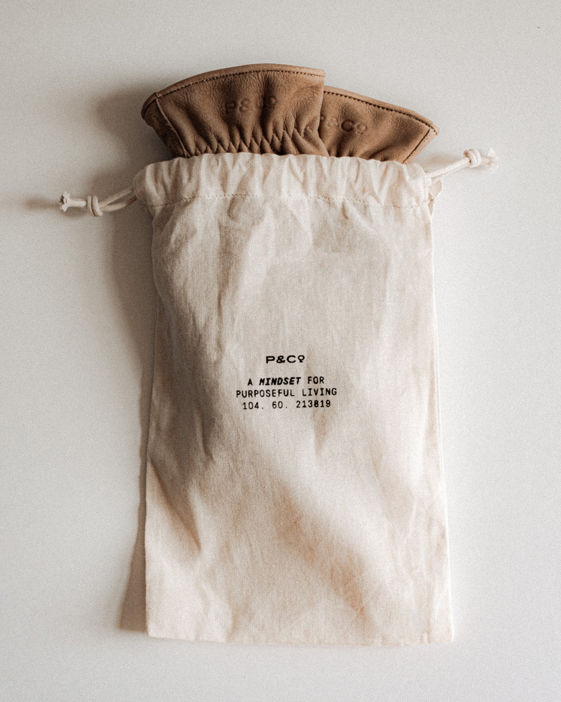 Colter Suede Riding Gloves - Tan - Image 6