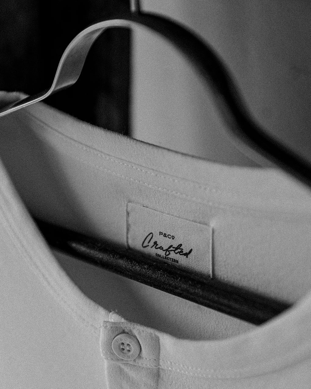 Crafted Heavyweight Henley - Off White - Image 9