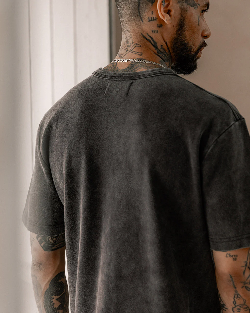 Crafted Heavyweight T-Shirt - Acid Wash - Image 8