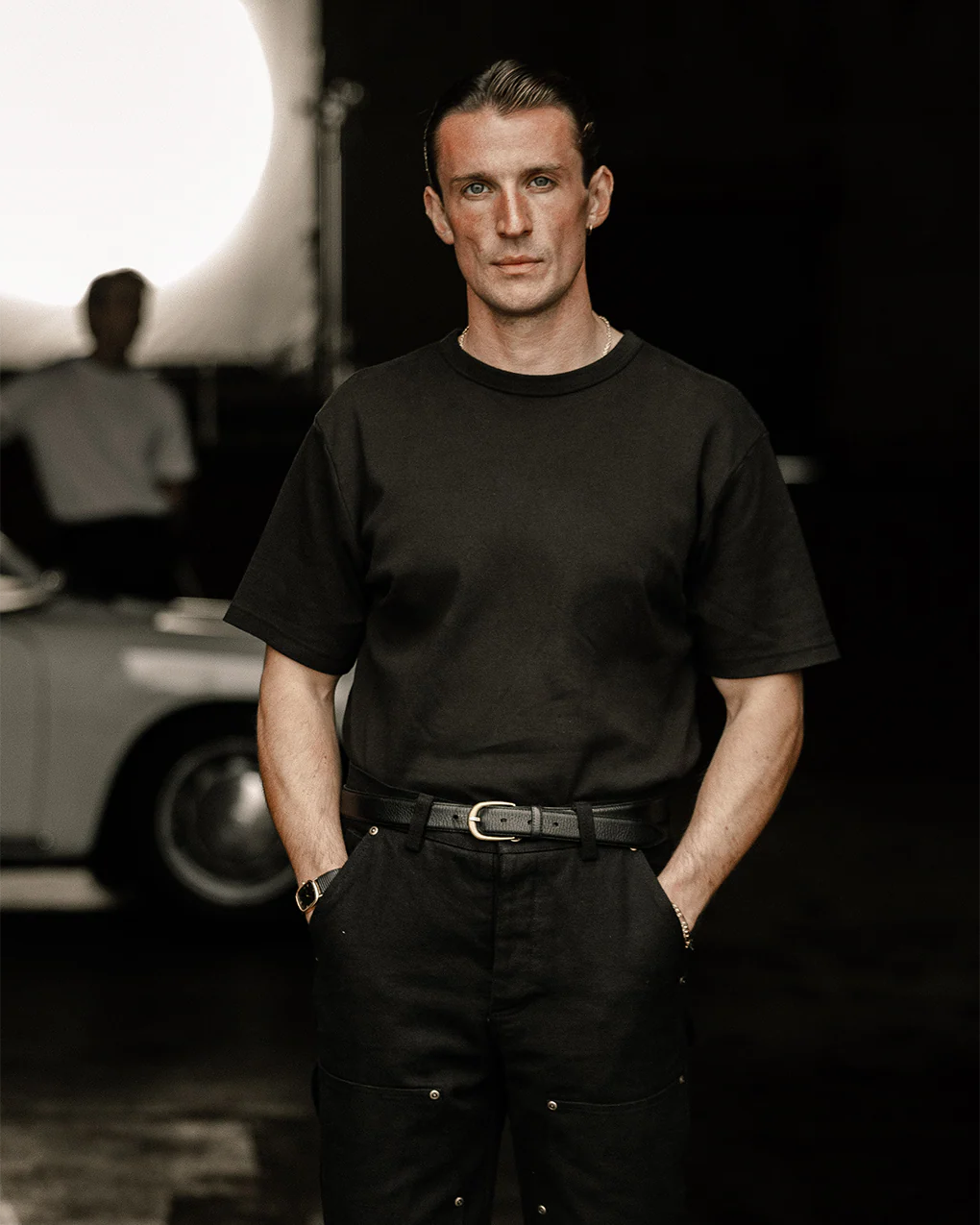 Crafted Heavyweight T-Shirt - Washed Black - Image 4