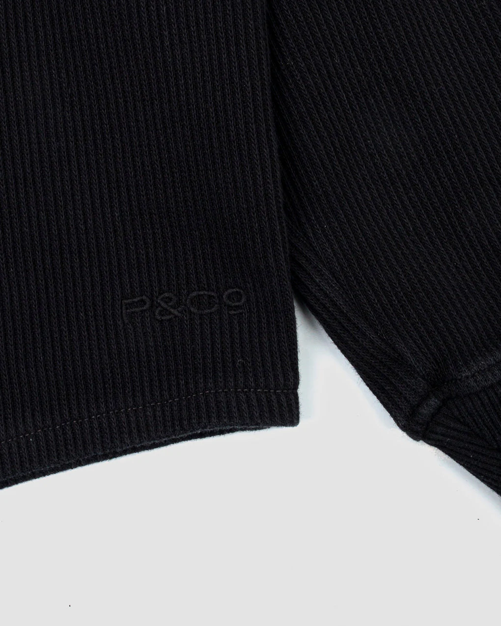 Crafted Ribbed Longsleeve - Washed Black - Image 8