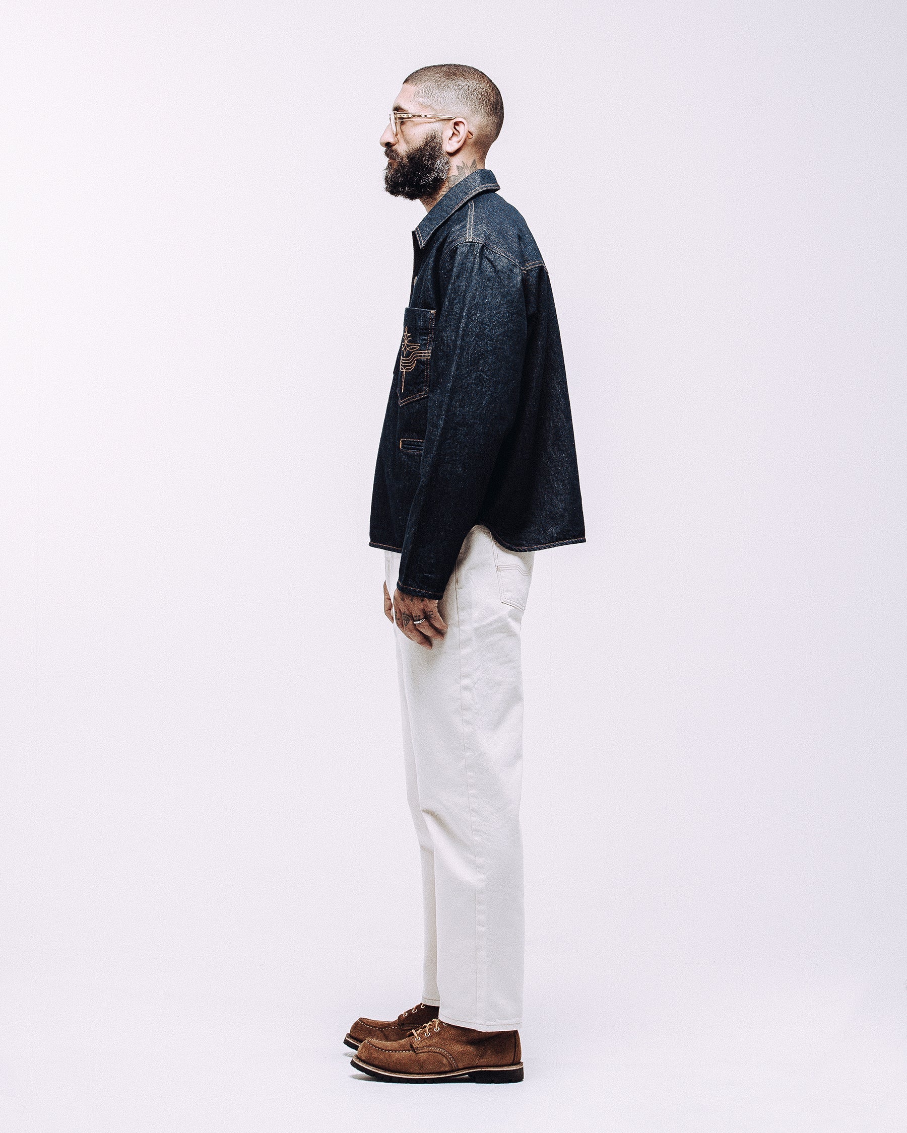 Crafter Smock - Raw Indigo - Image 8