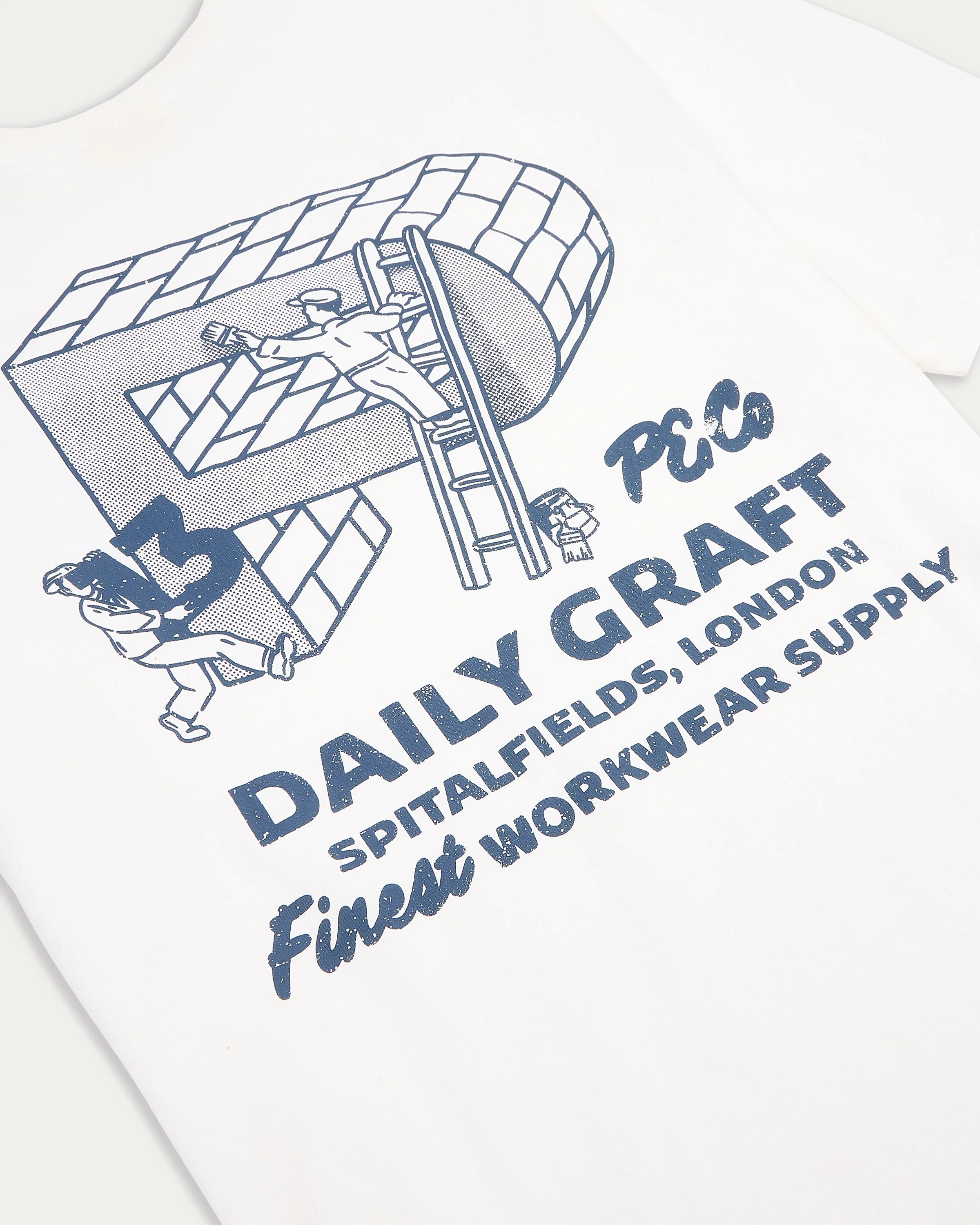 Daily Graft Boxy T-Shirt - Off White - Image 4