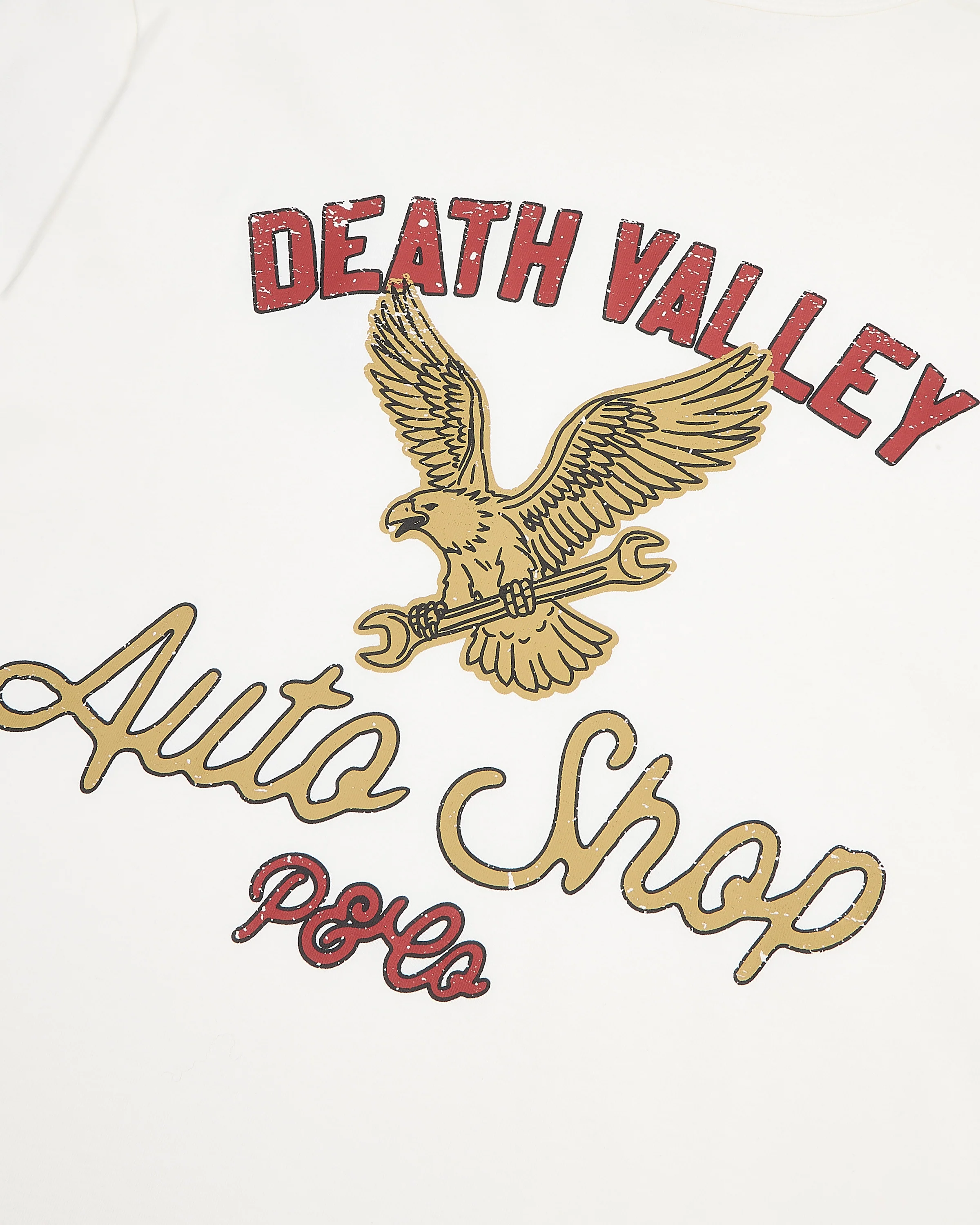 Death Valley Auto Shop T-Shirt - Off White - Image 4