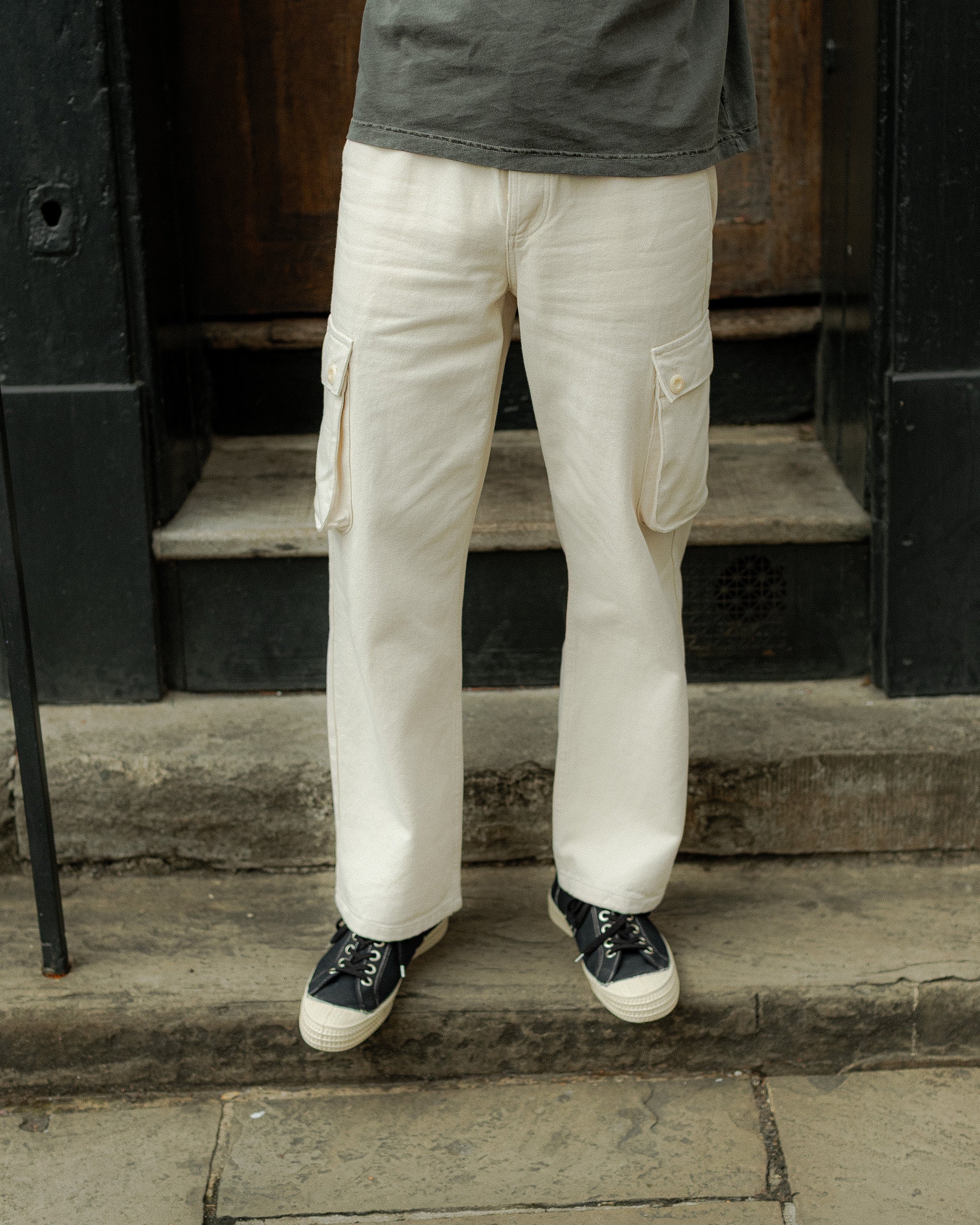 Depot Cargo Pant - Ecru - Image 6
