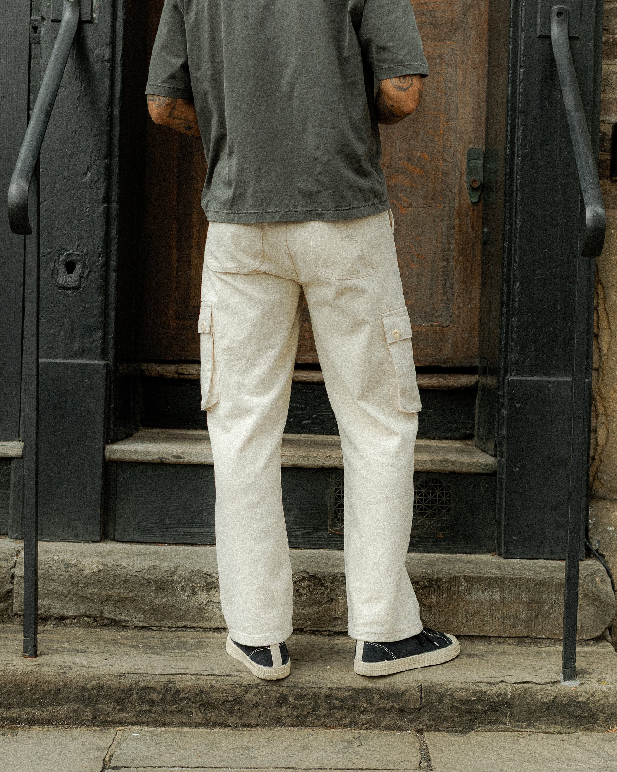 Depot Cargo Pant - Ecru - Image 9