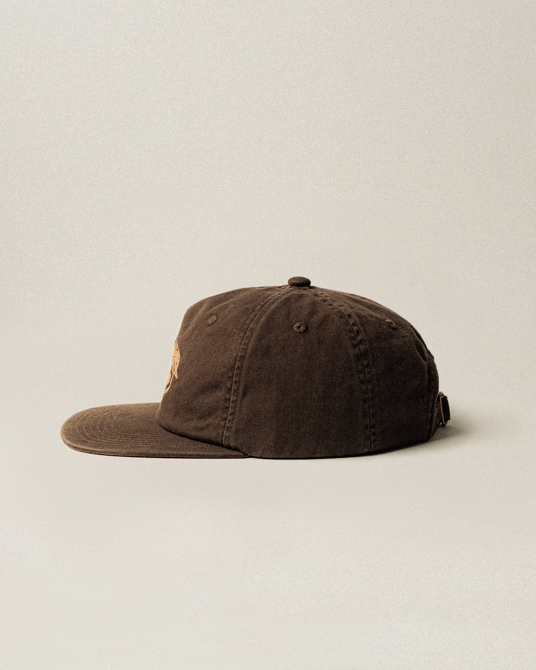 Eagle Lasso Cotton 5 Panel Cap - Brown - Image 5