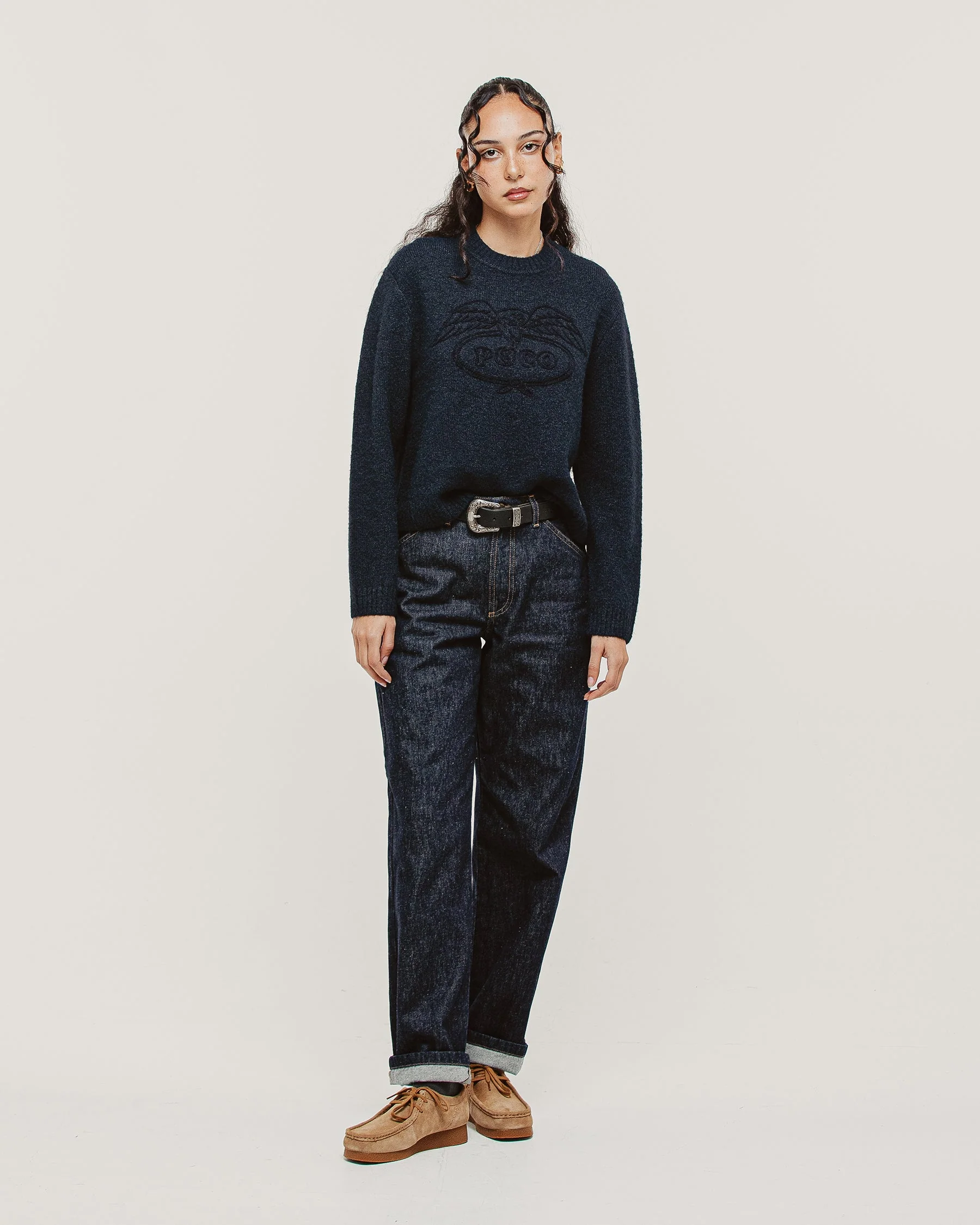 Eagle Lasso Knit - Navy - Image 3