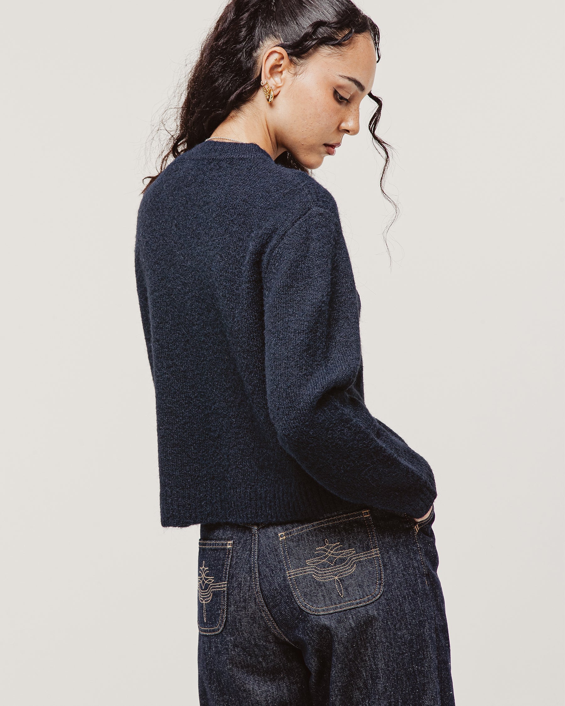 Eagle Lasso Knit - Navy - Image 4