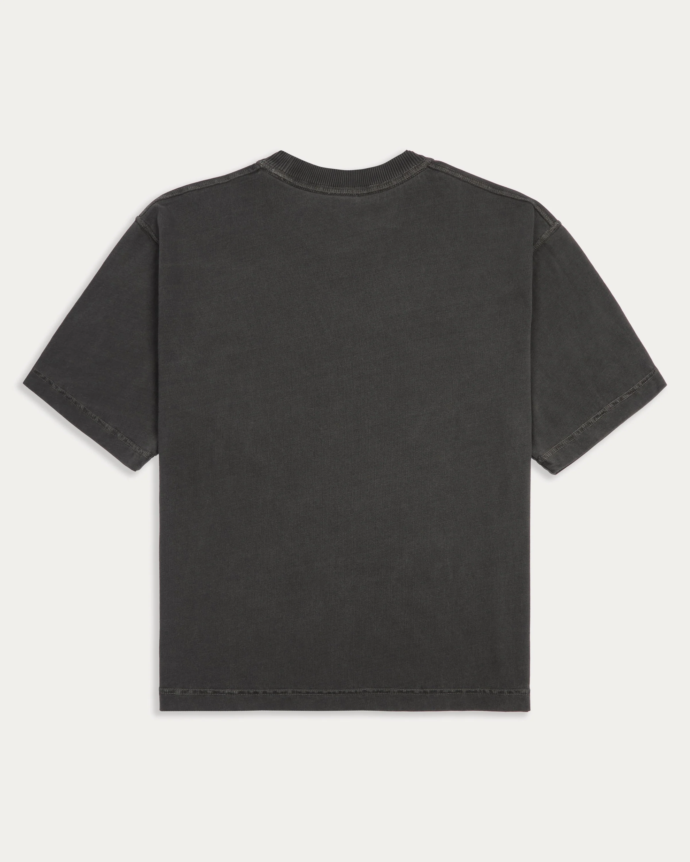 Essential Boxy T-Shirt - Faded Black - Image 3