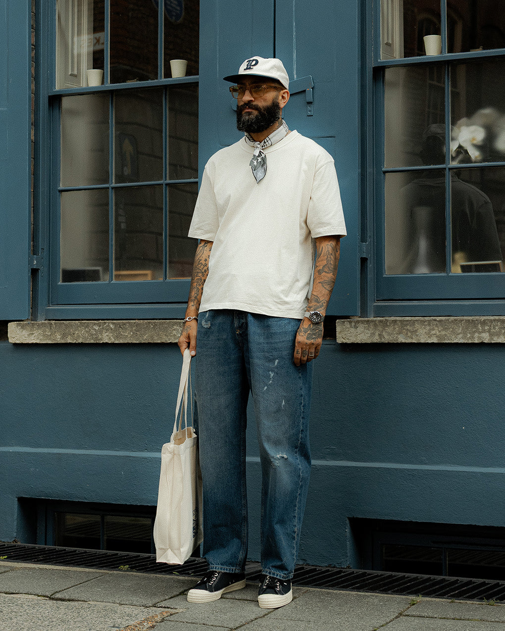 Essential Boxy T-Shirt - Fog White - Image 11