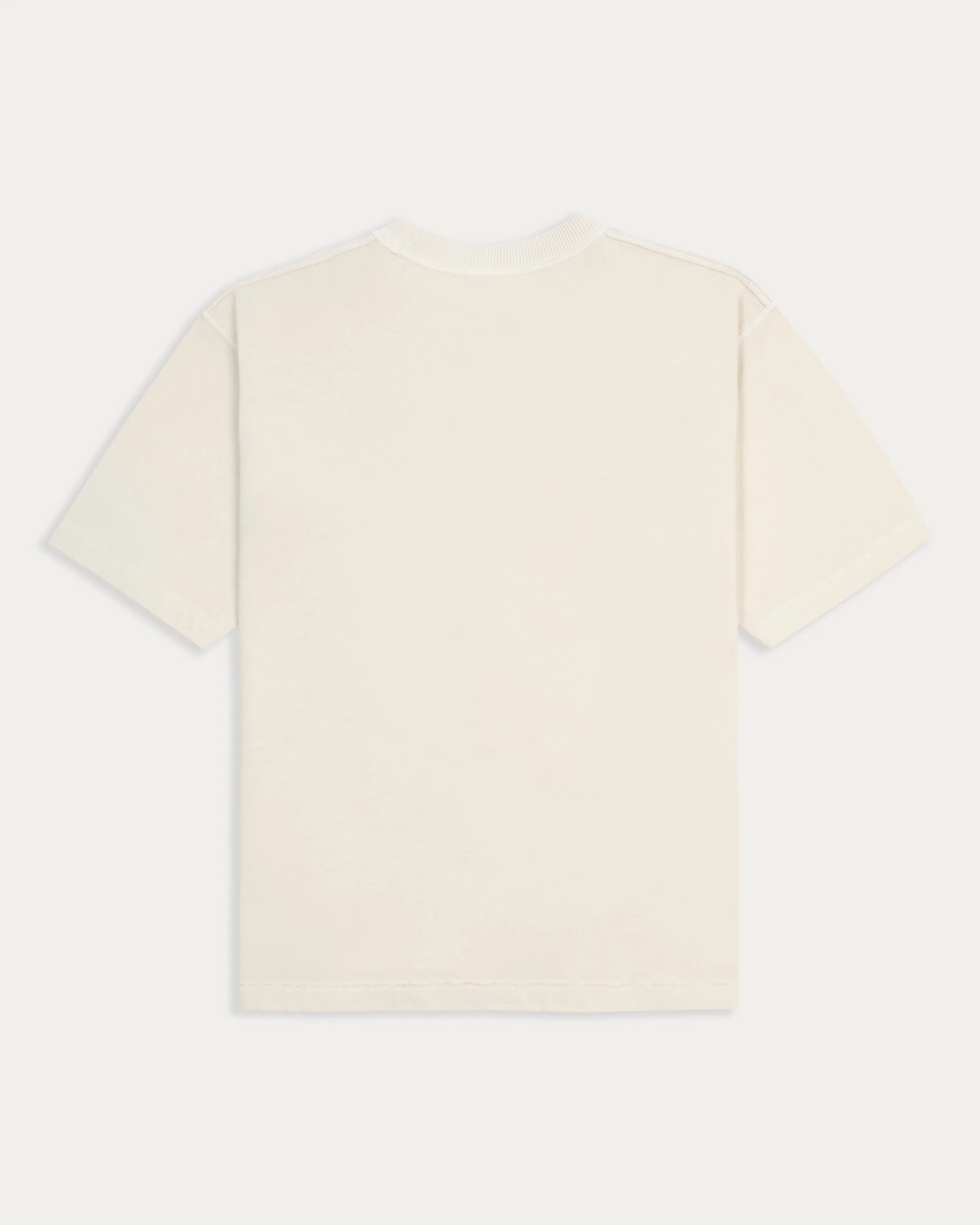 Essential Boxy T-Shirt - Fog White - Image 4