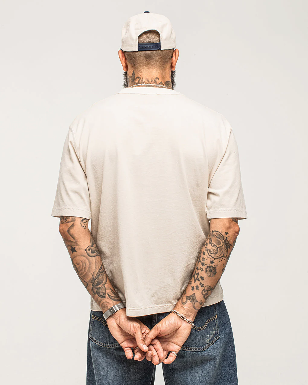 Essential Boxy T-Shirt - Fog White - Image 5