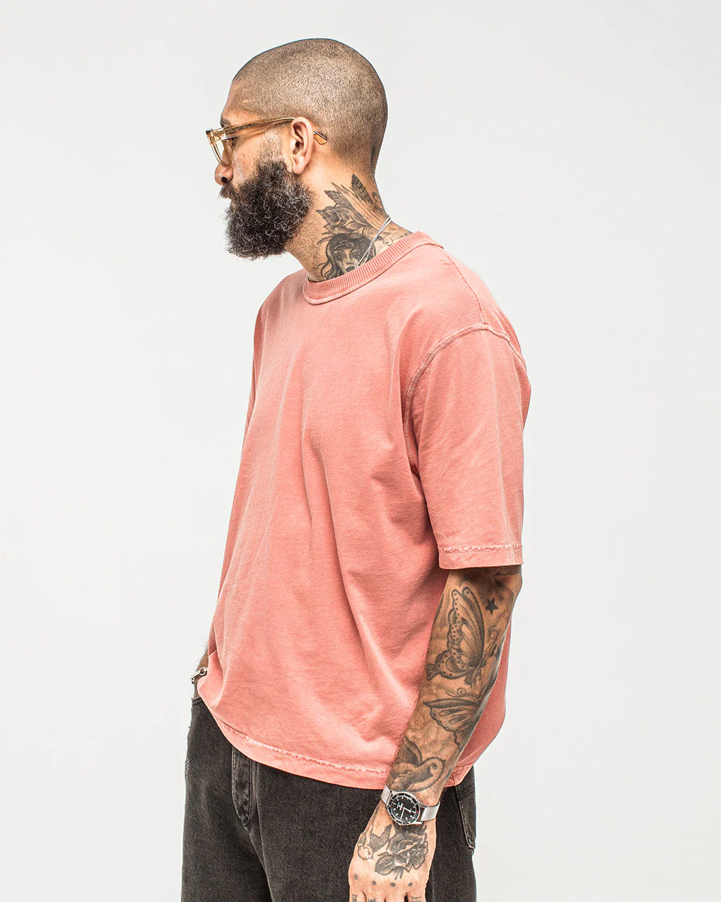 Essential Boxy T-Shirt - Faded Sienna - Image 3