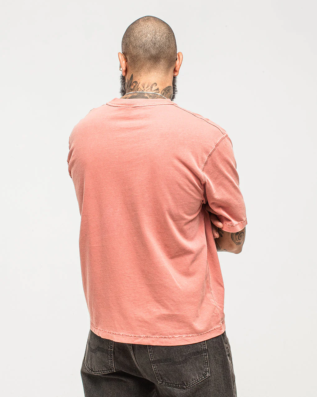 Essential Boxy T-Shirt - Faded Sienna - Image 7