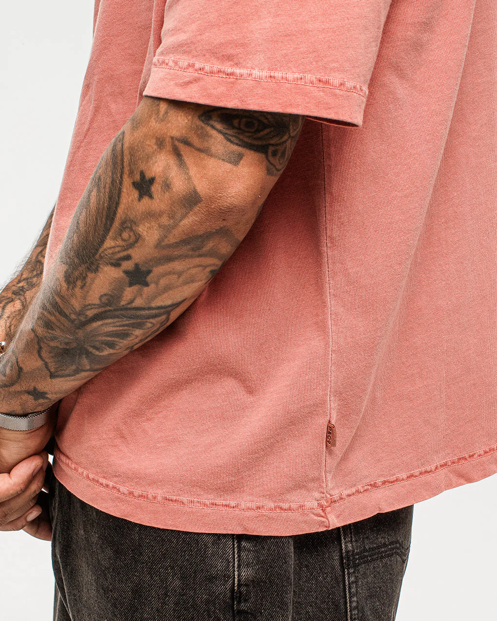Essential Boxy T-Shirt - Faded Sienna - Image 8
