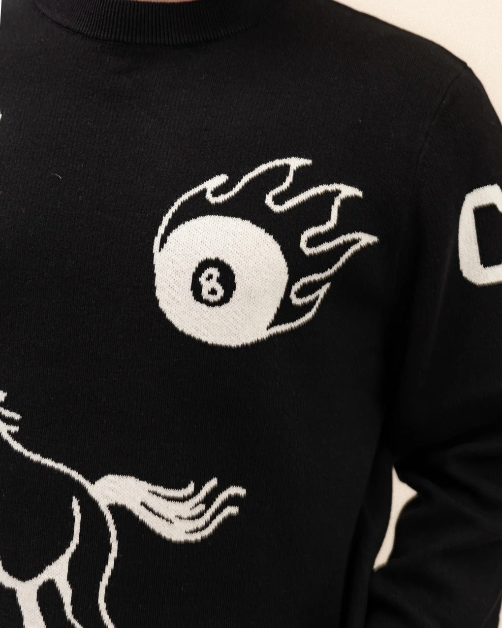 Flash Knit Jumper - Black - Image 3