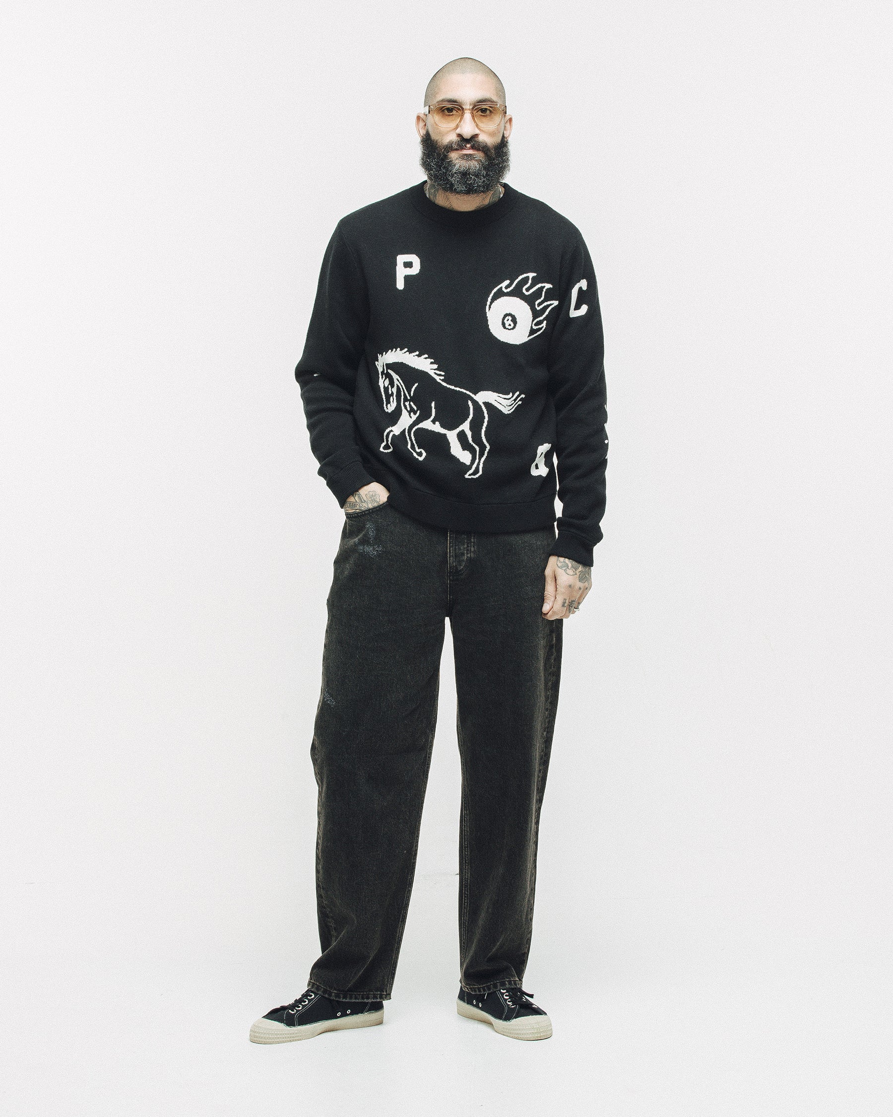 Flash Knit Jumper - Black - Image 6