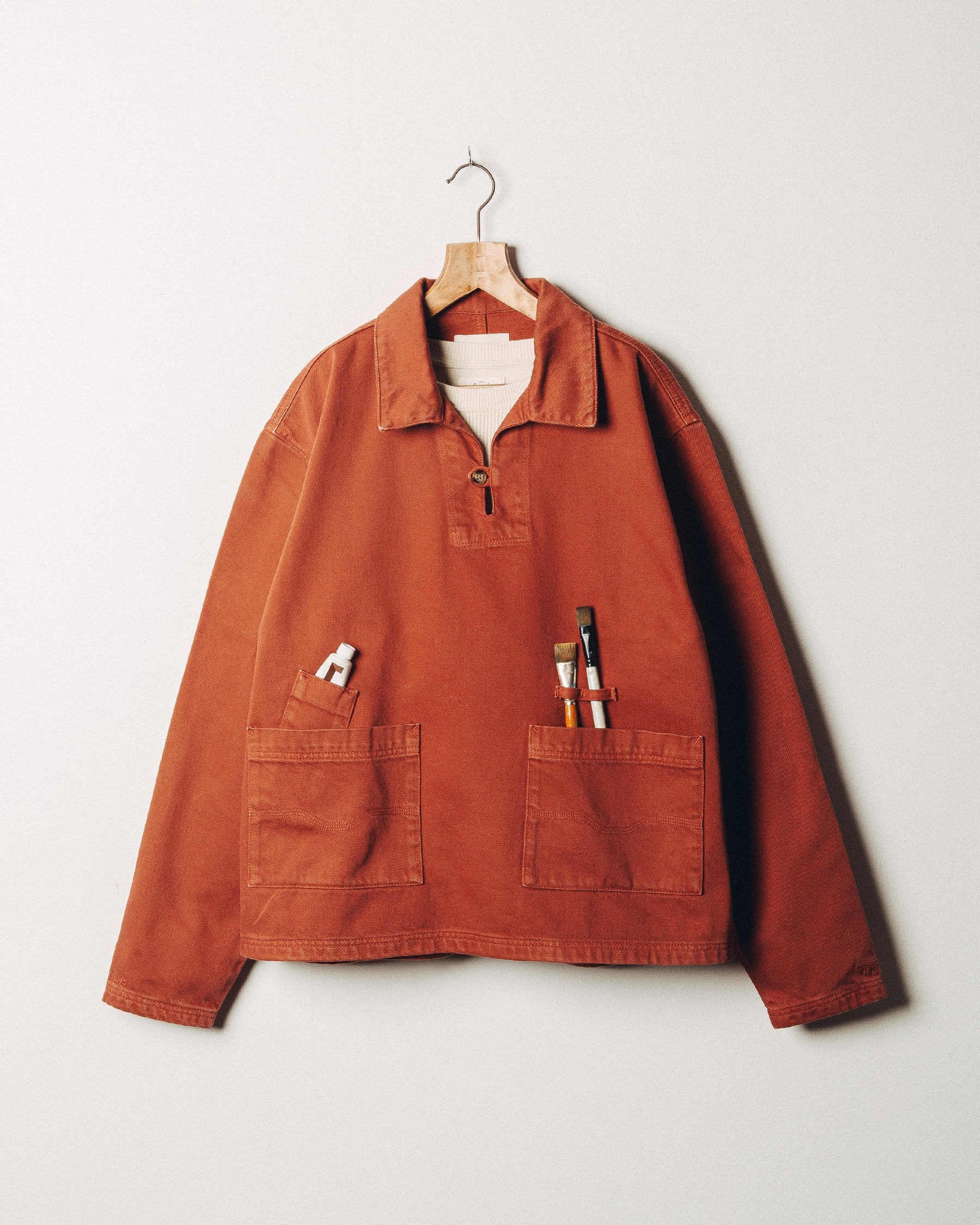 Founders Artist Smock - Brick Red - Image 3