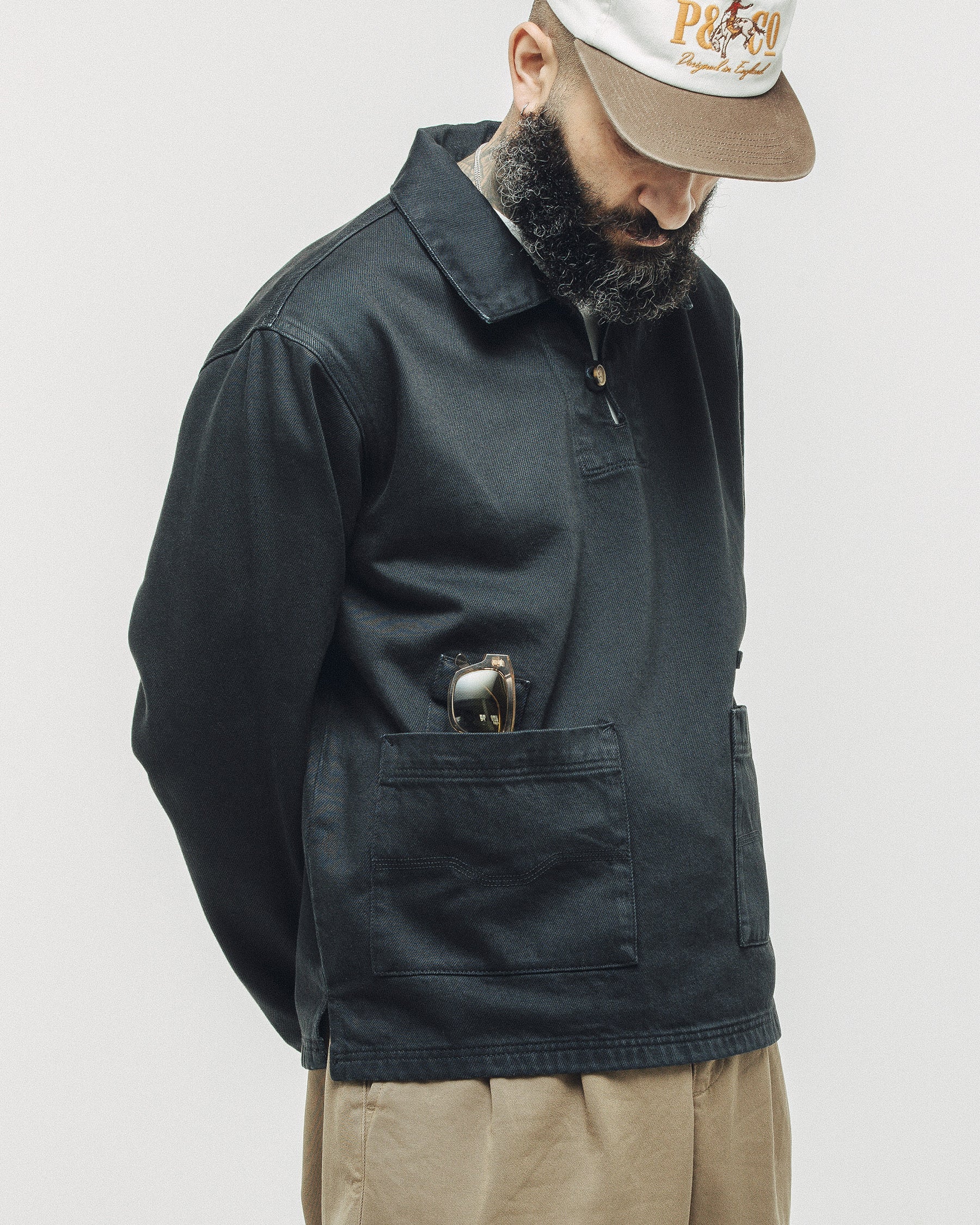Founders Artist Smock - Washed Black - Image 3
